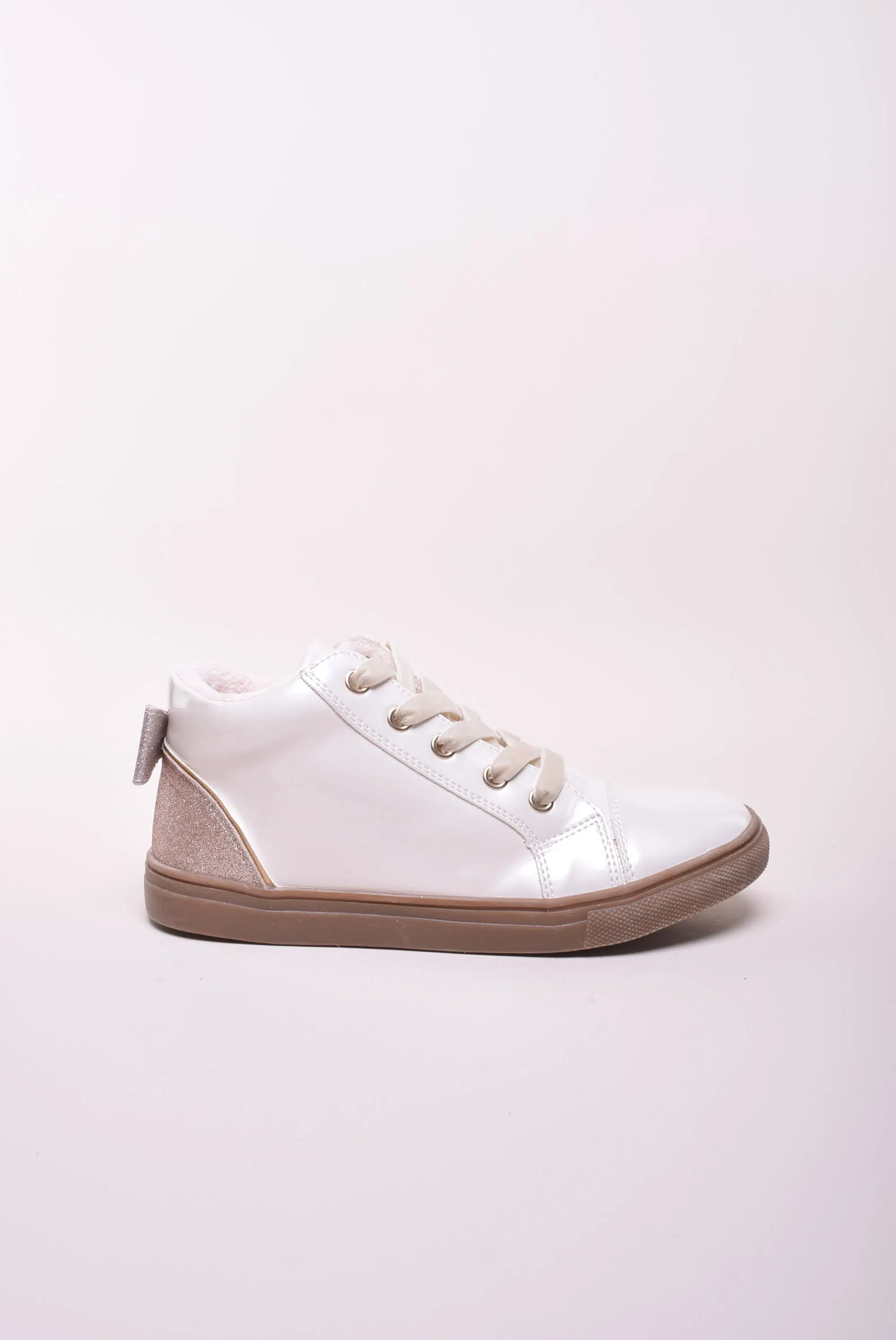 Încălțăminte copii - Ghete fete cu fundita, captusite