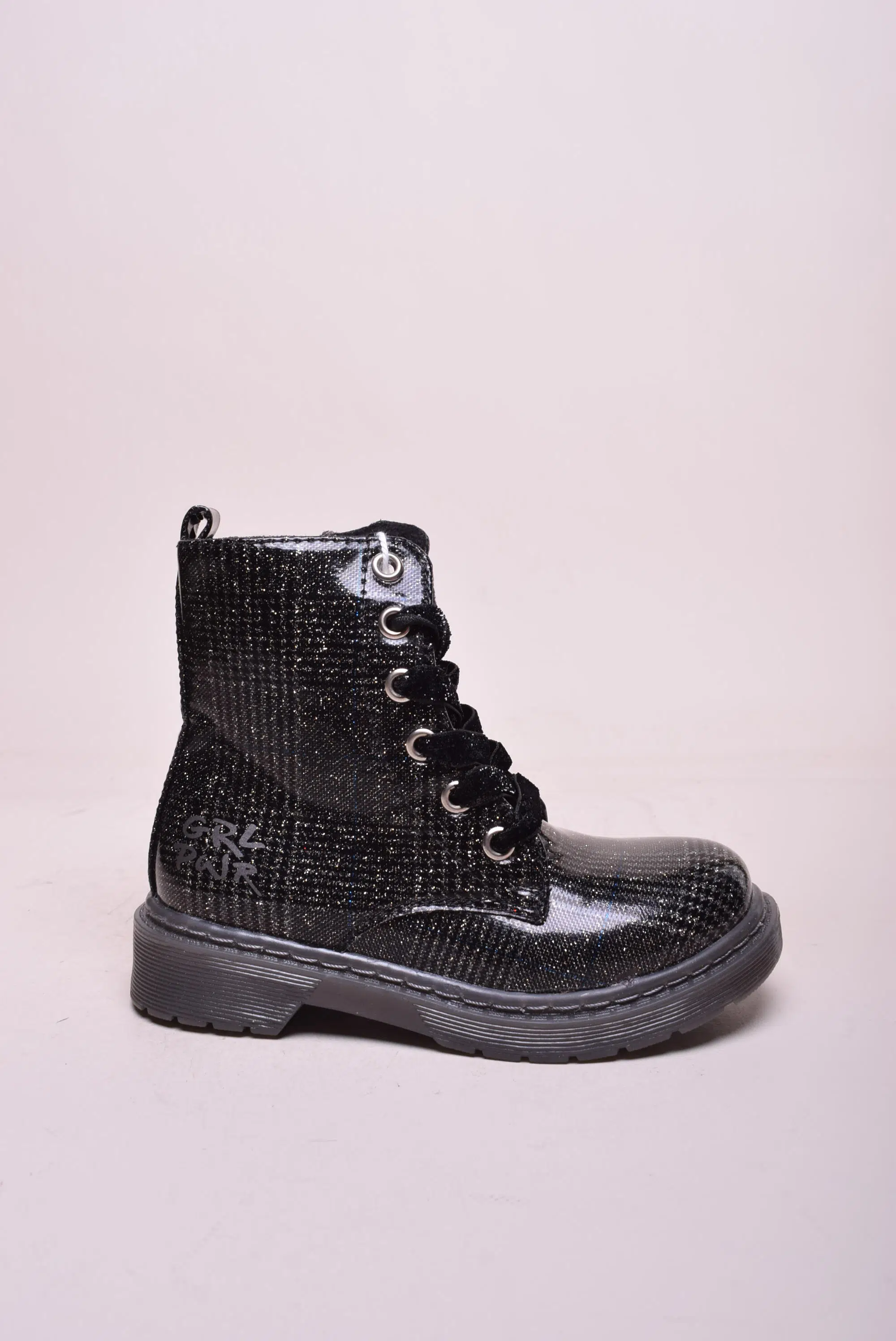 Încălțăminte copii - Ghete fete impermeabile, cu sclipici