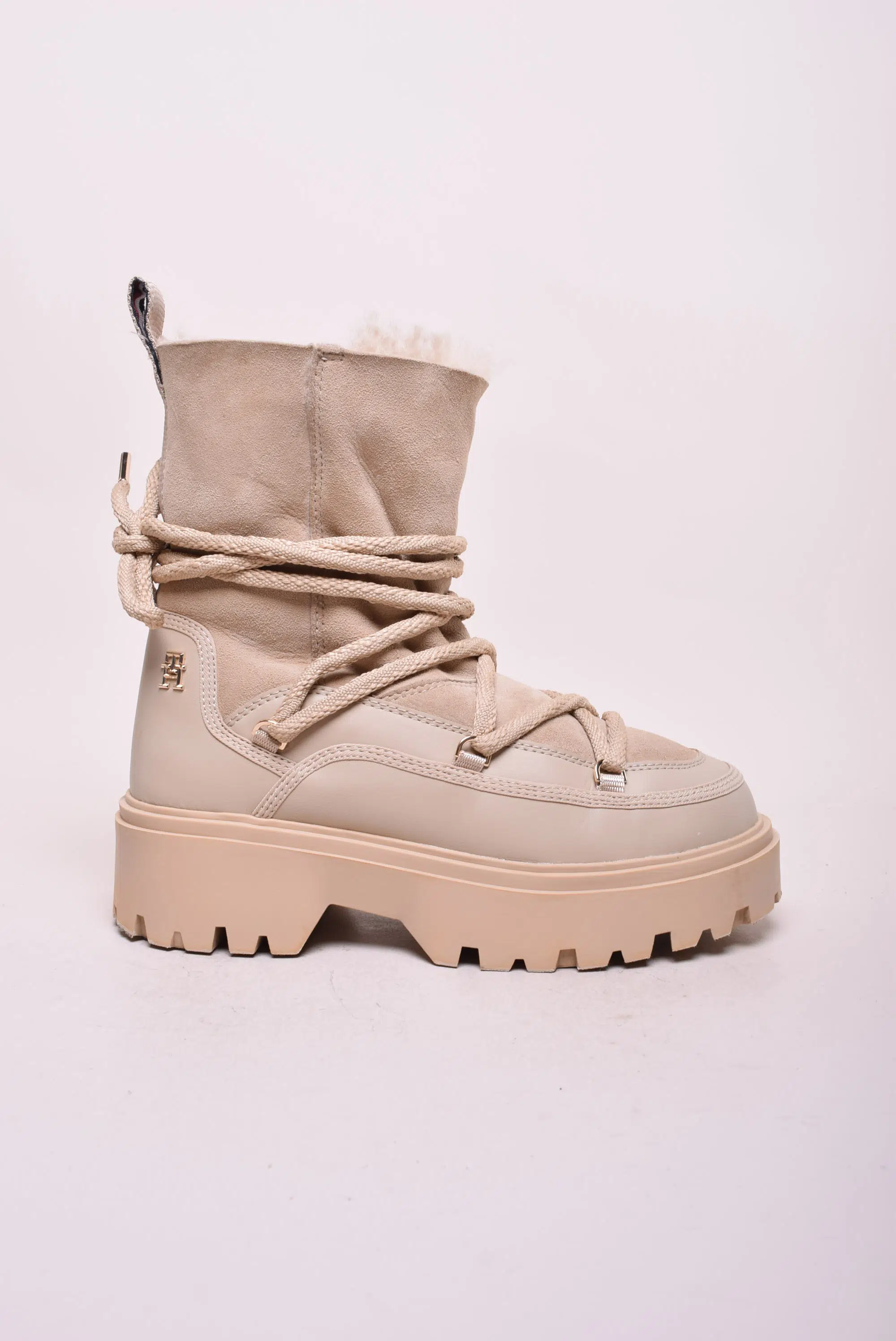 Ghete imblanite dama cu platforma [0]