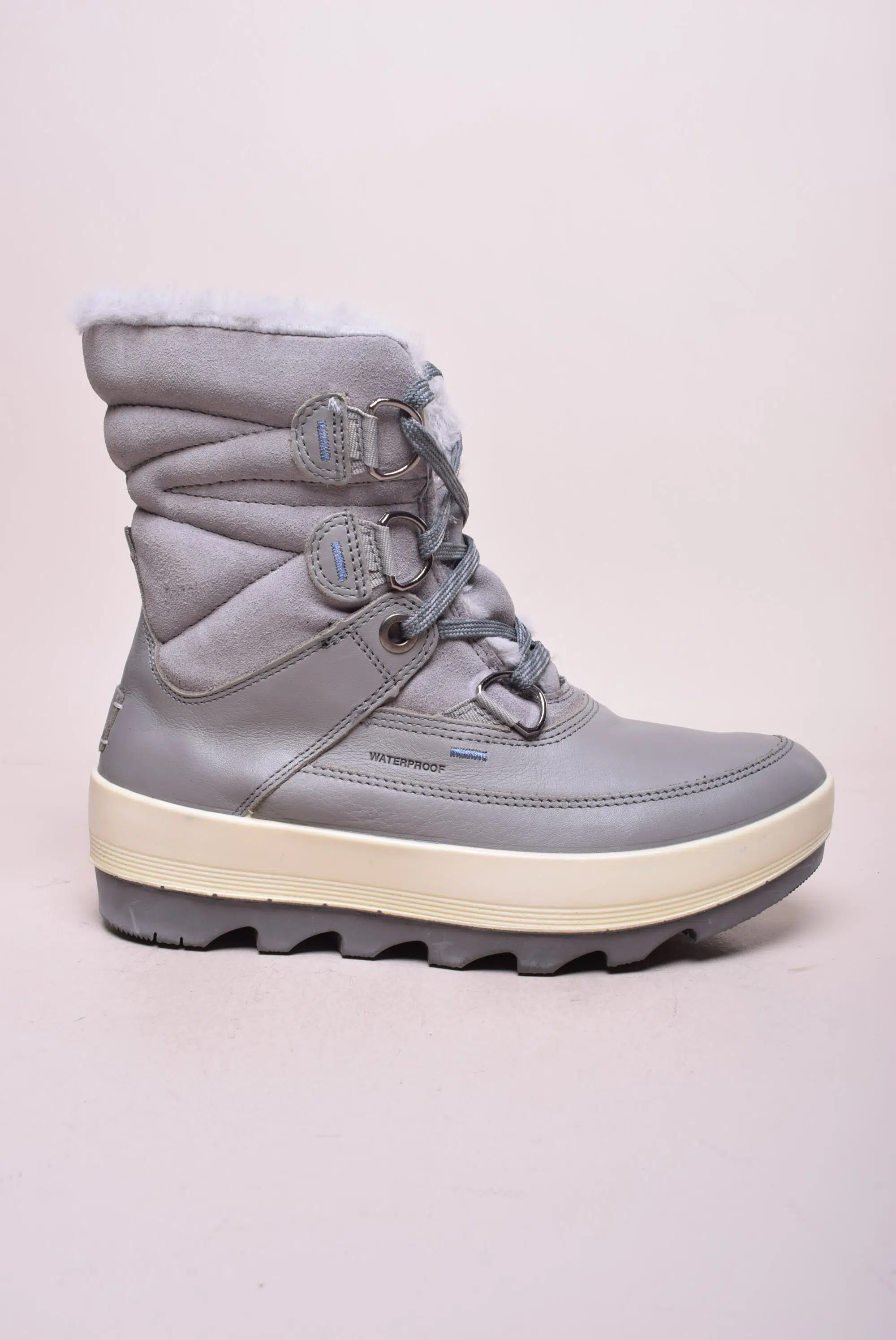 Ghete și botine damă - Ghete imblanite dama de zapada, impermeabile, cu platforma