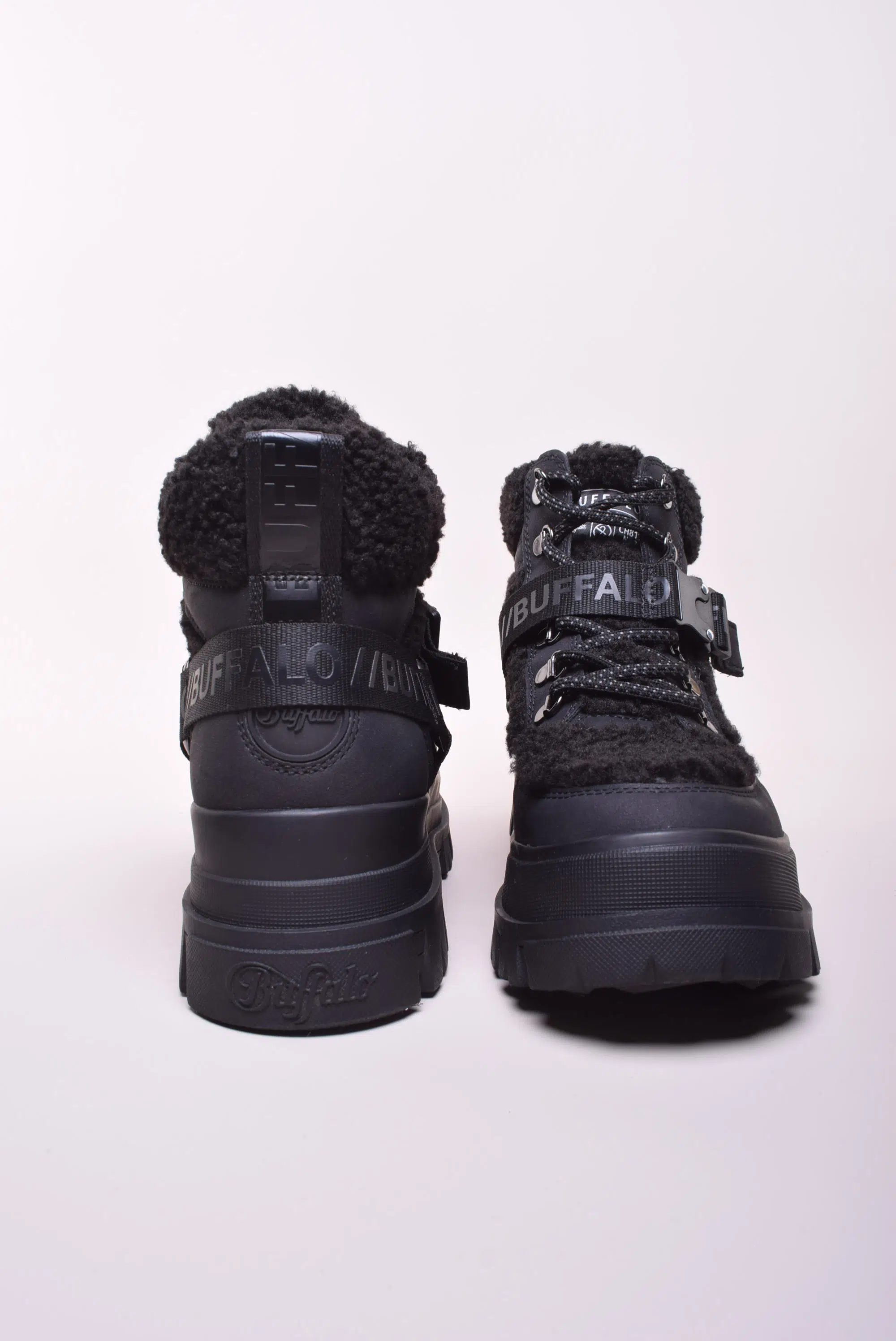 Ghete imblanite dama Vegan, cu platforma [2]