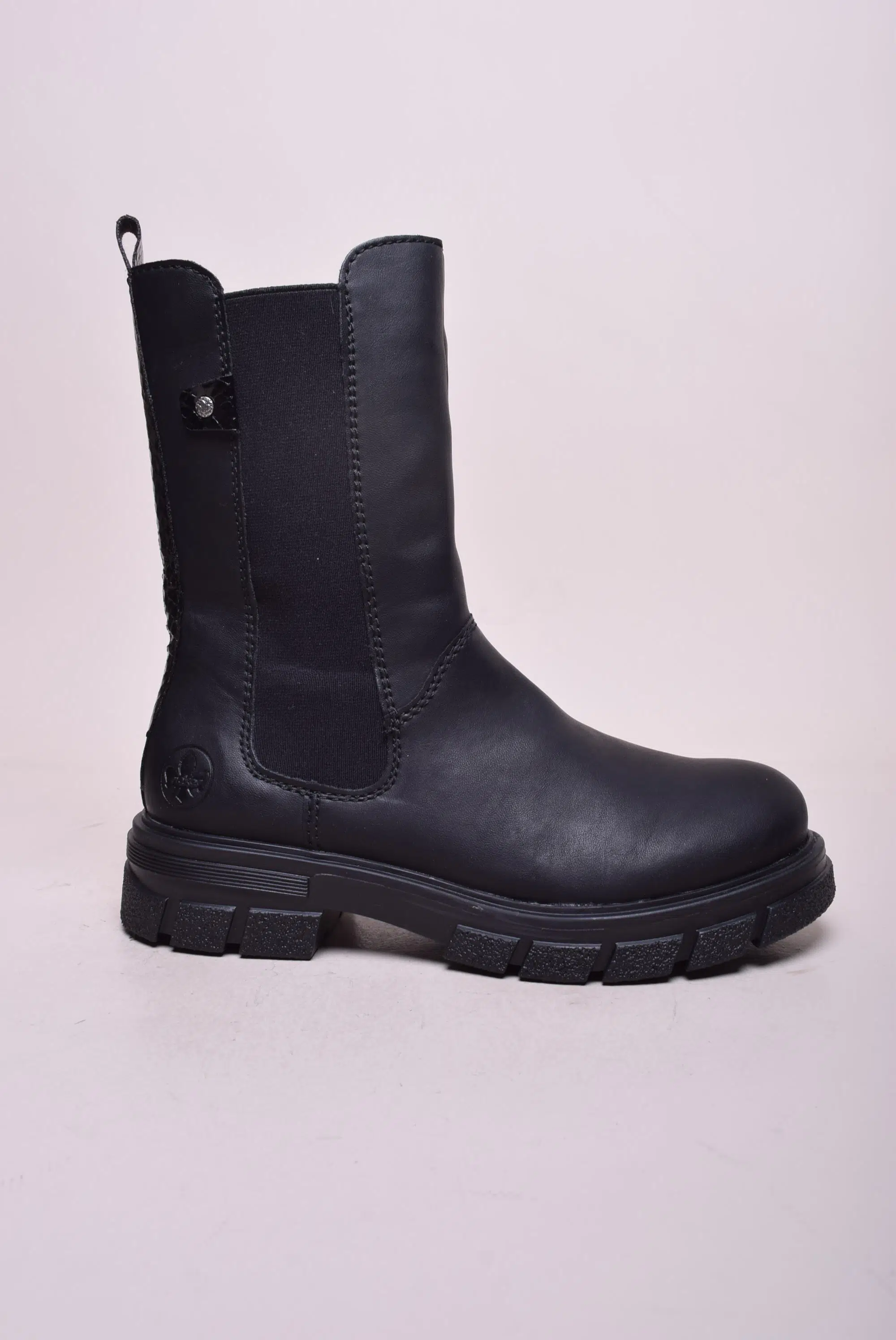 Încălțăminte damă - Ghete inalte dama captusite, cu platforma