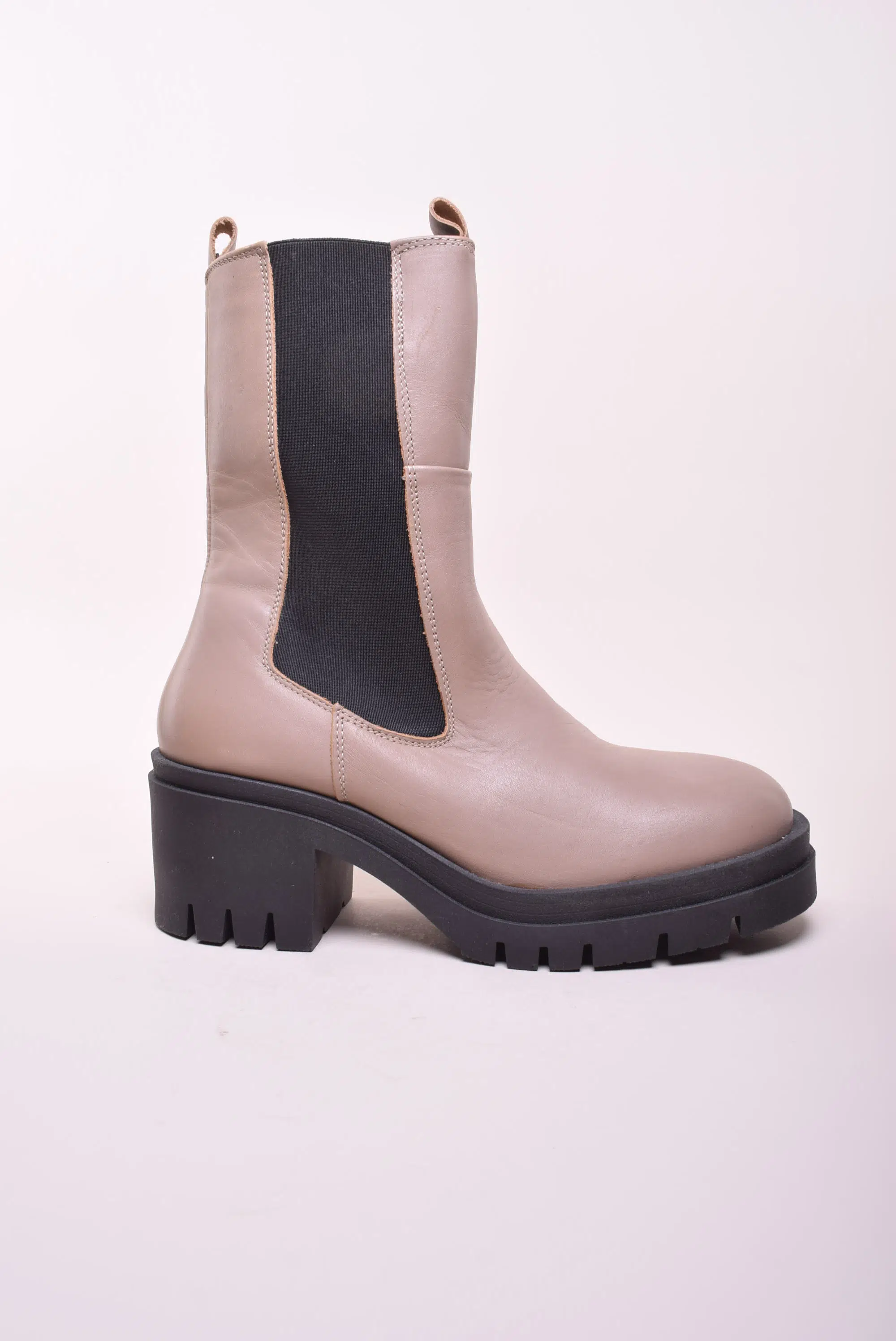 Încălțăminte damă - Ghete inalte dama cu platforma