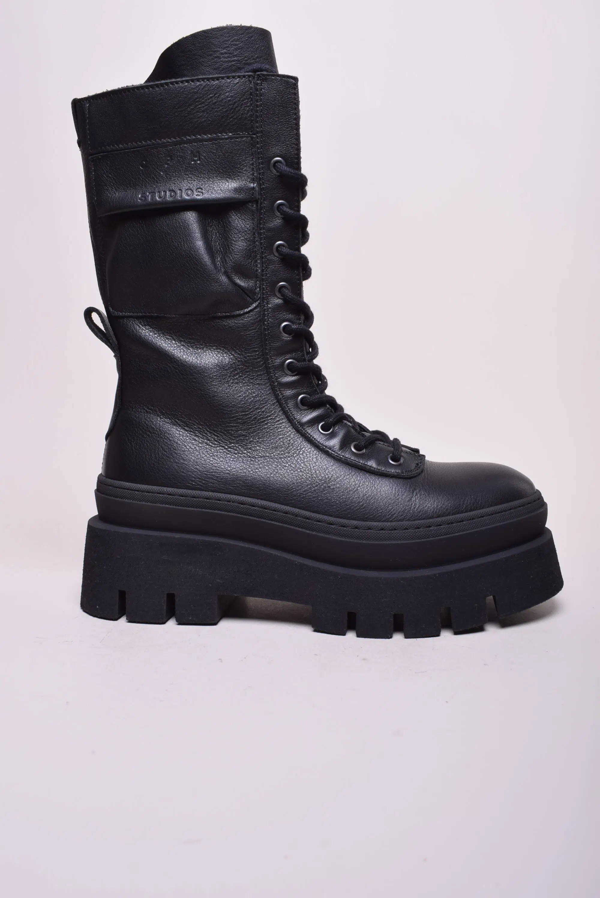 Încălțăminte damă - Ghete inalte dama cu platforma