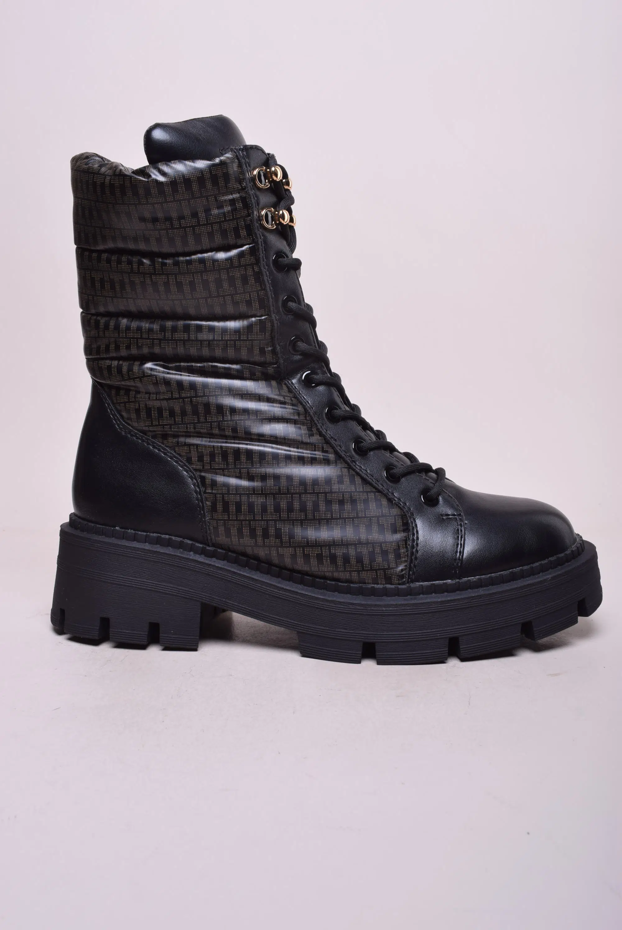 Ghete inalte dama Vegan, imblanite, impermeabile, cu platforma