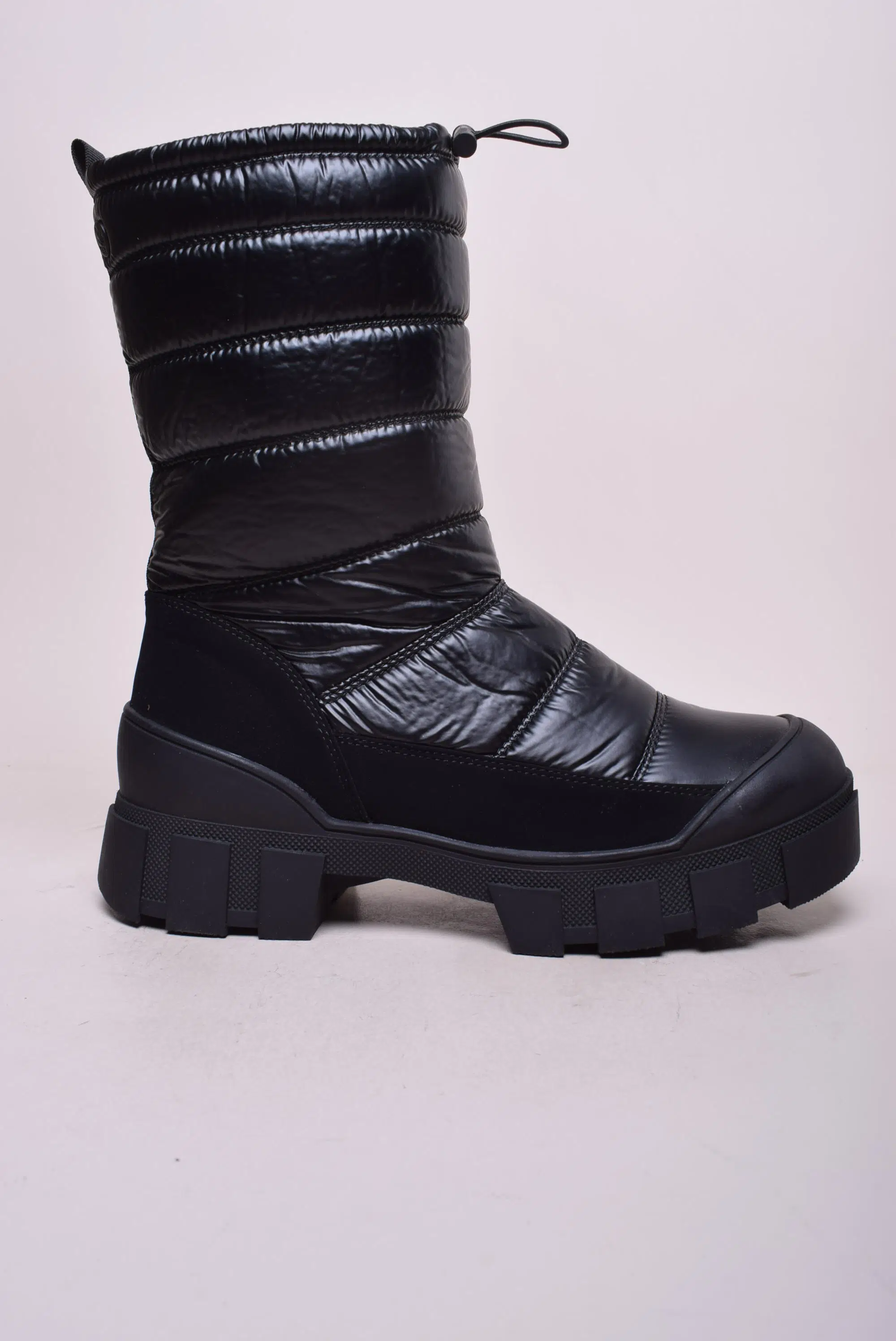 Ghete și botine damă - Ghete inalte dama Vegan, imblanite, impermeabile, cu platforma