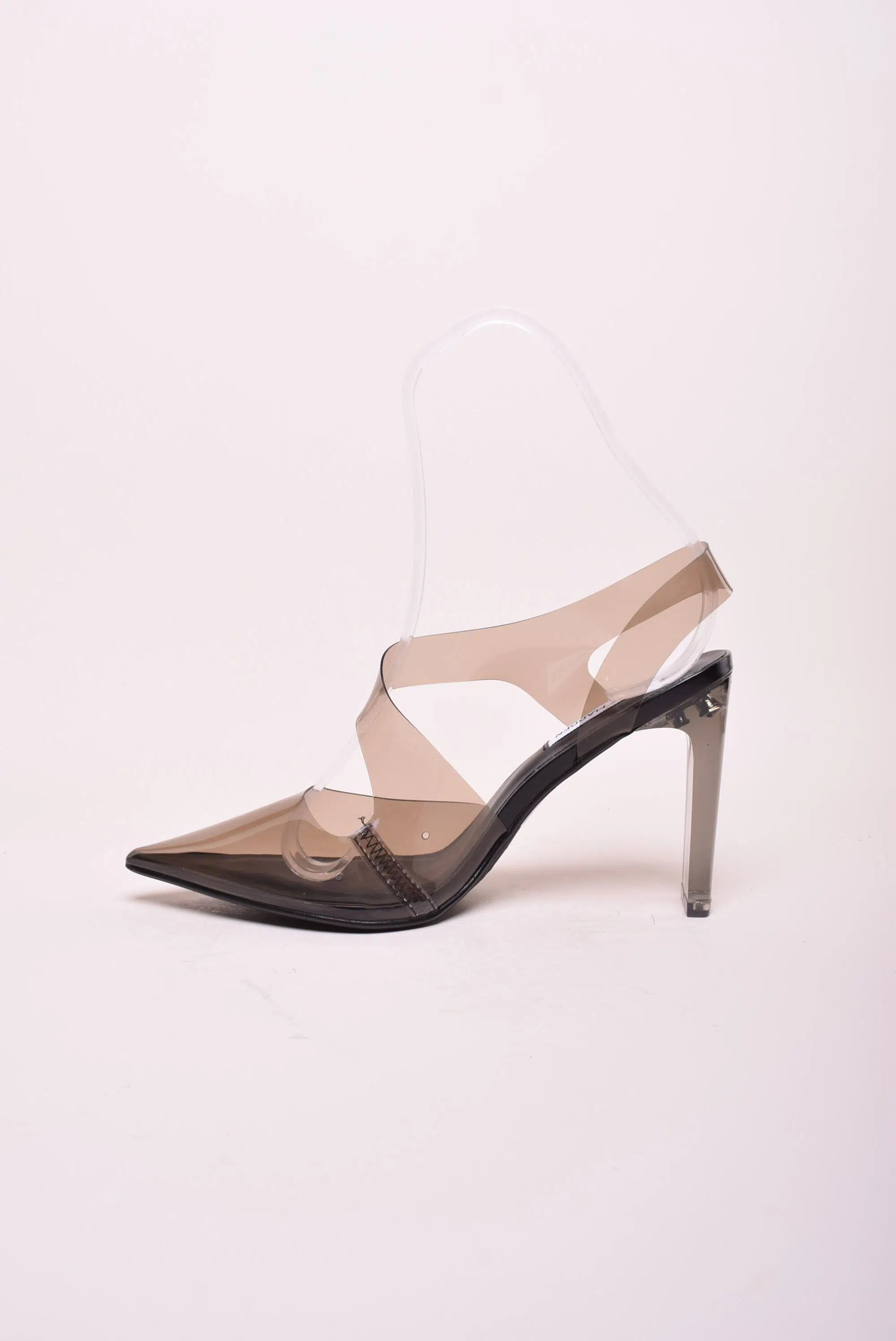Pantofi dama stiletto, transparenti, cu toc [3]