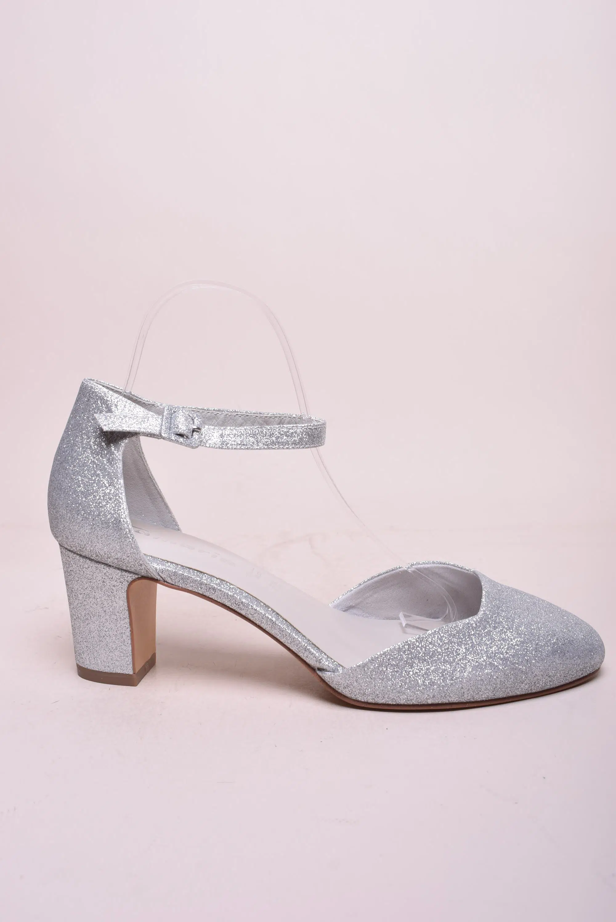 Pantofi damă - Pantofi dama decupati, cu sclipici