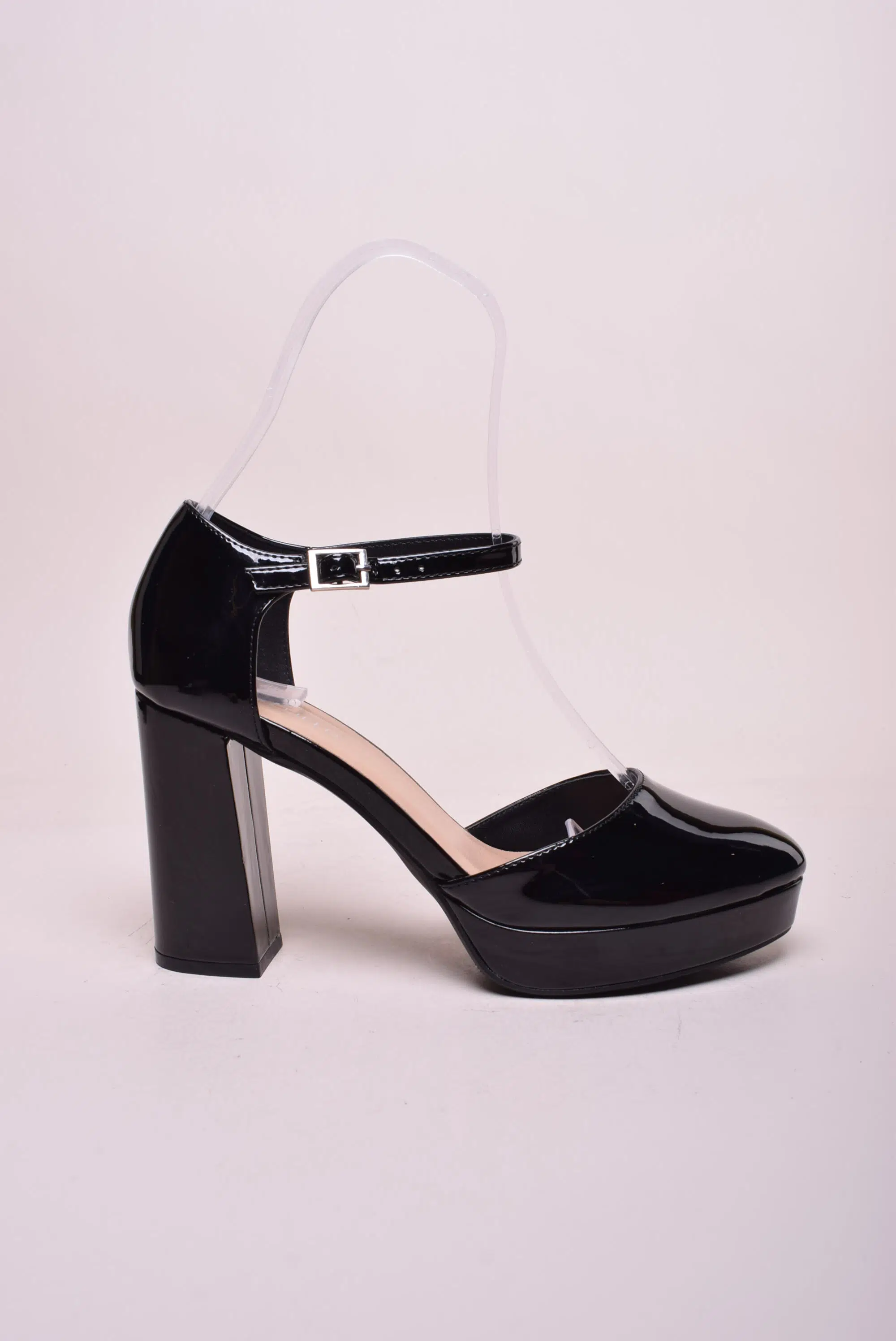 Încălțăminte damă - Pantofi dama lacuiti, cu platforma