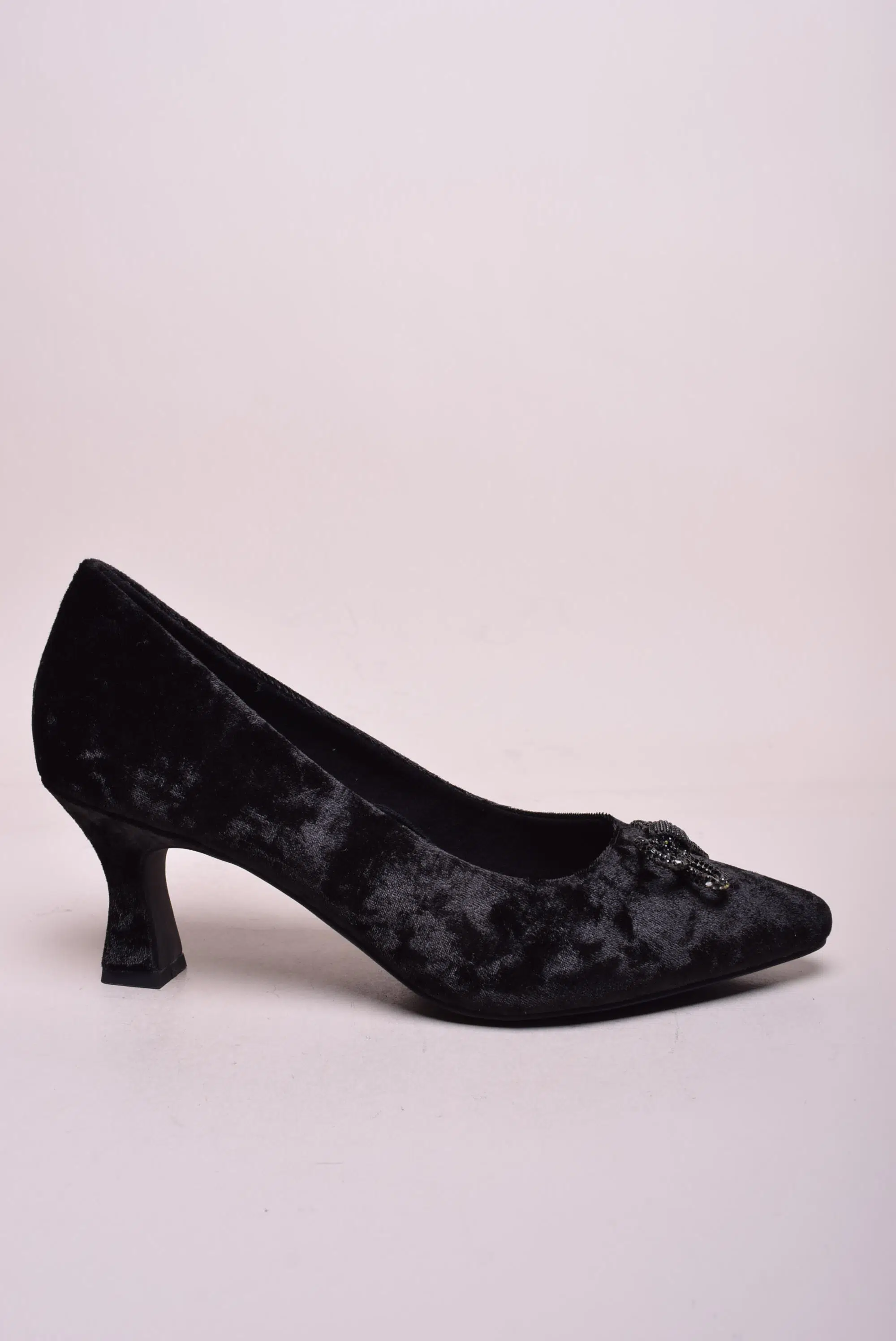 Încălțăminte damă - Pantofi dama stiletto cu pietricele