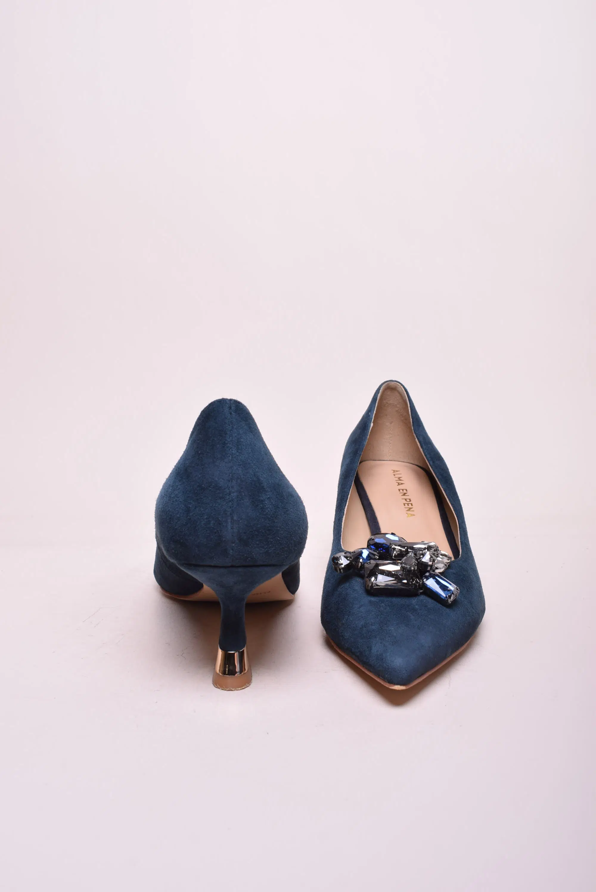 Pantofi dama stiletto cu pietricele [2]