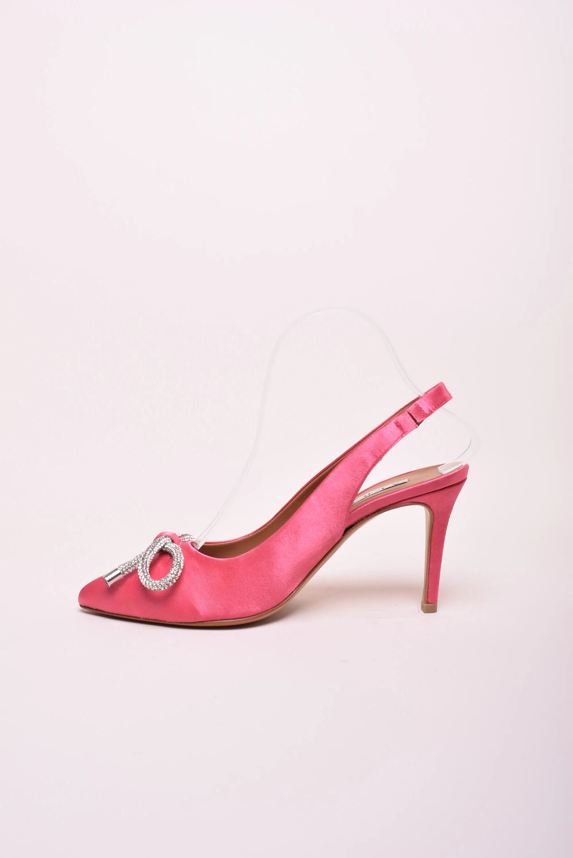 Pantofi dama stiletto cu pietricele, decupati in spate [3]