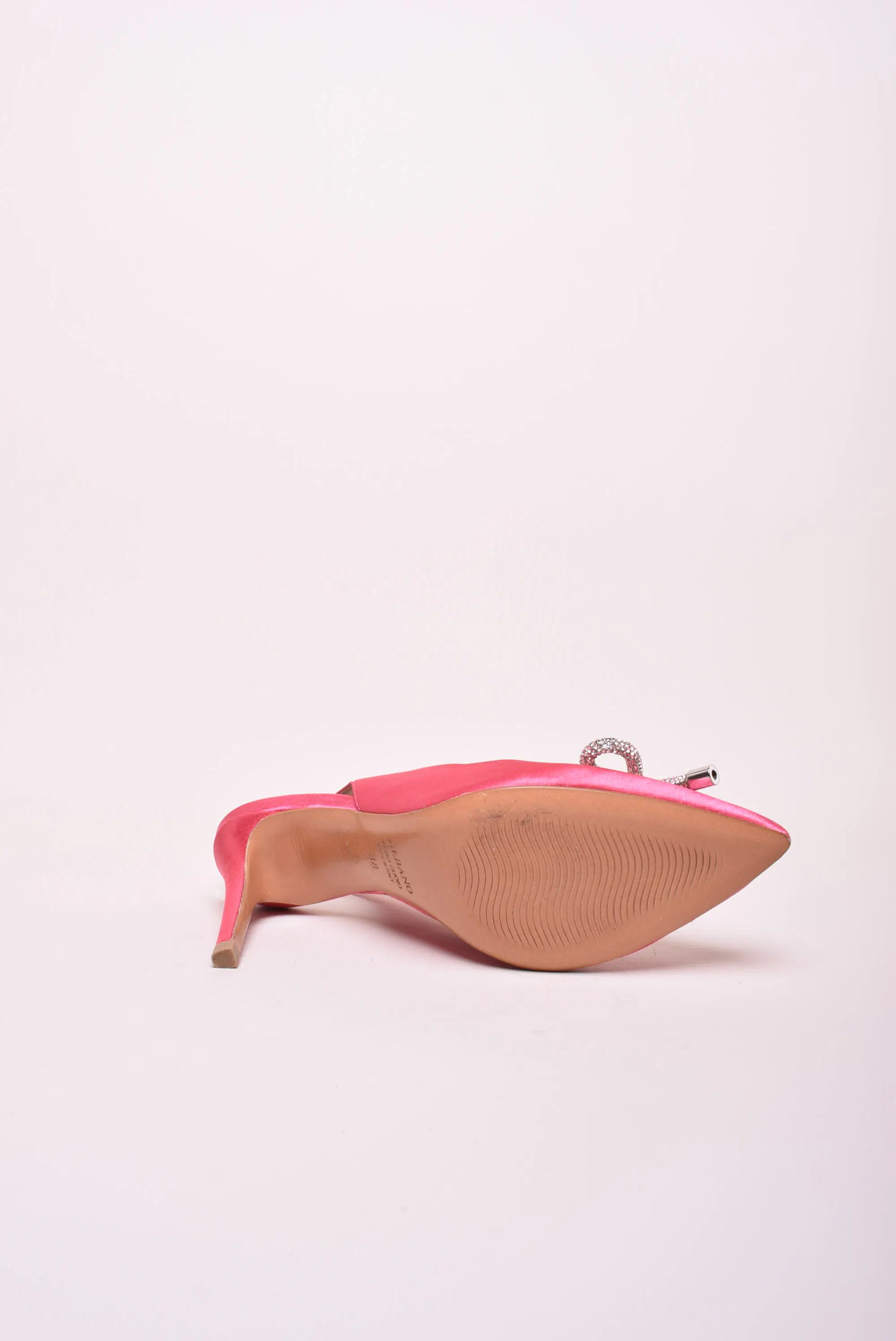 Pantofi dama stiletto cu pietricele, decupati in spate [1]