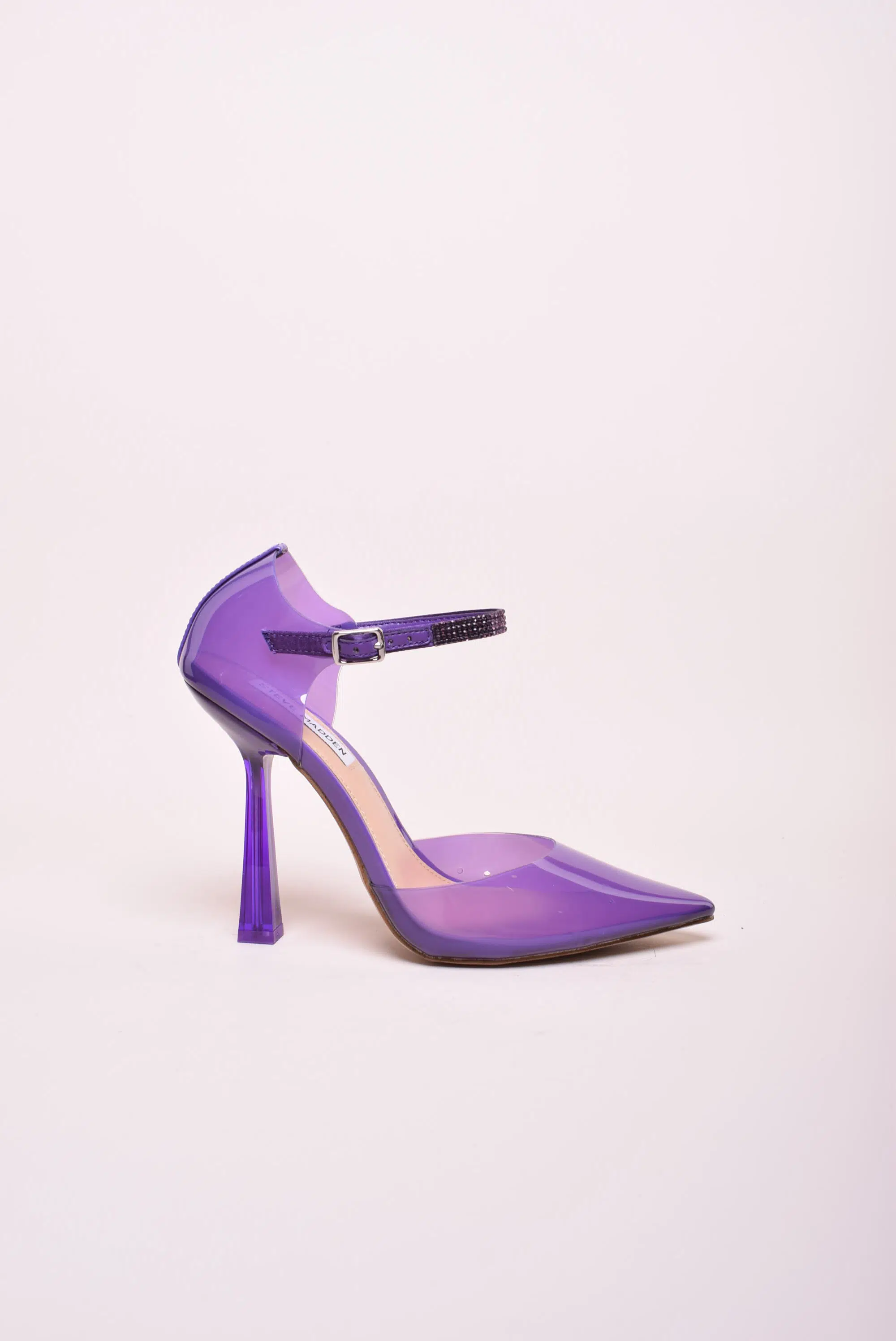 Pantofi dama stiletto decupati, cu pietricele