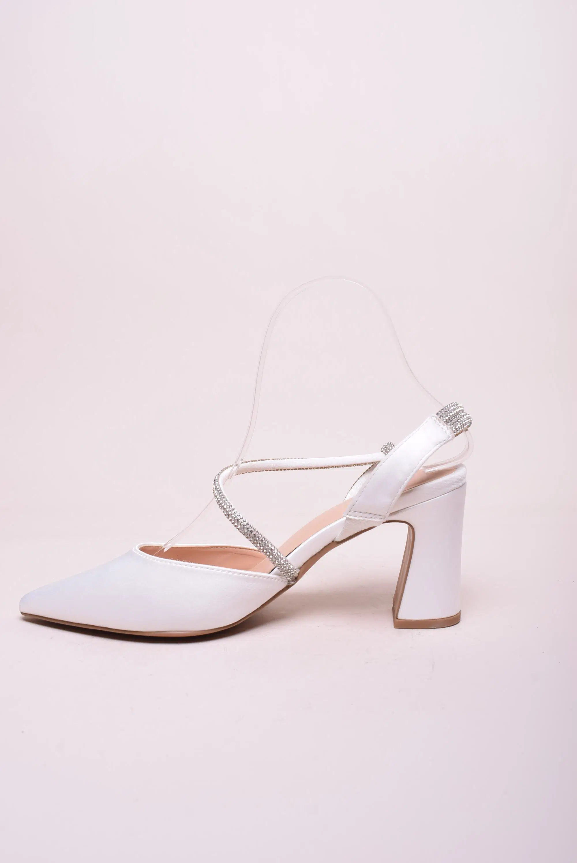 Pantofi dama stiletto decupati, cu pietricele [3]