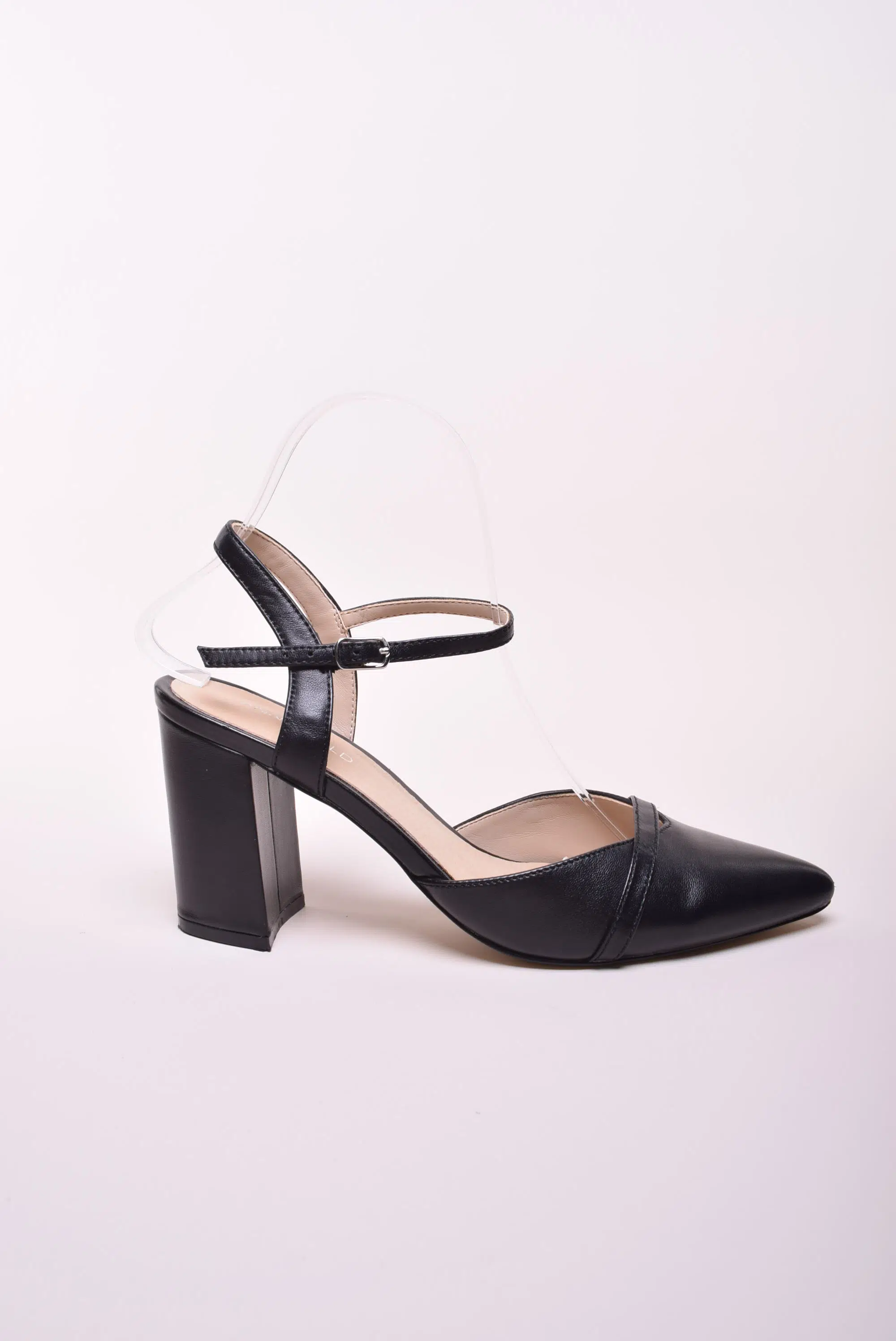 Pantofi dama stiletto decupati in spate [0]