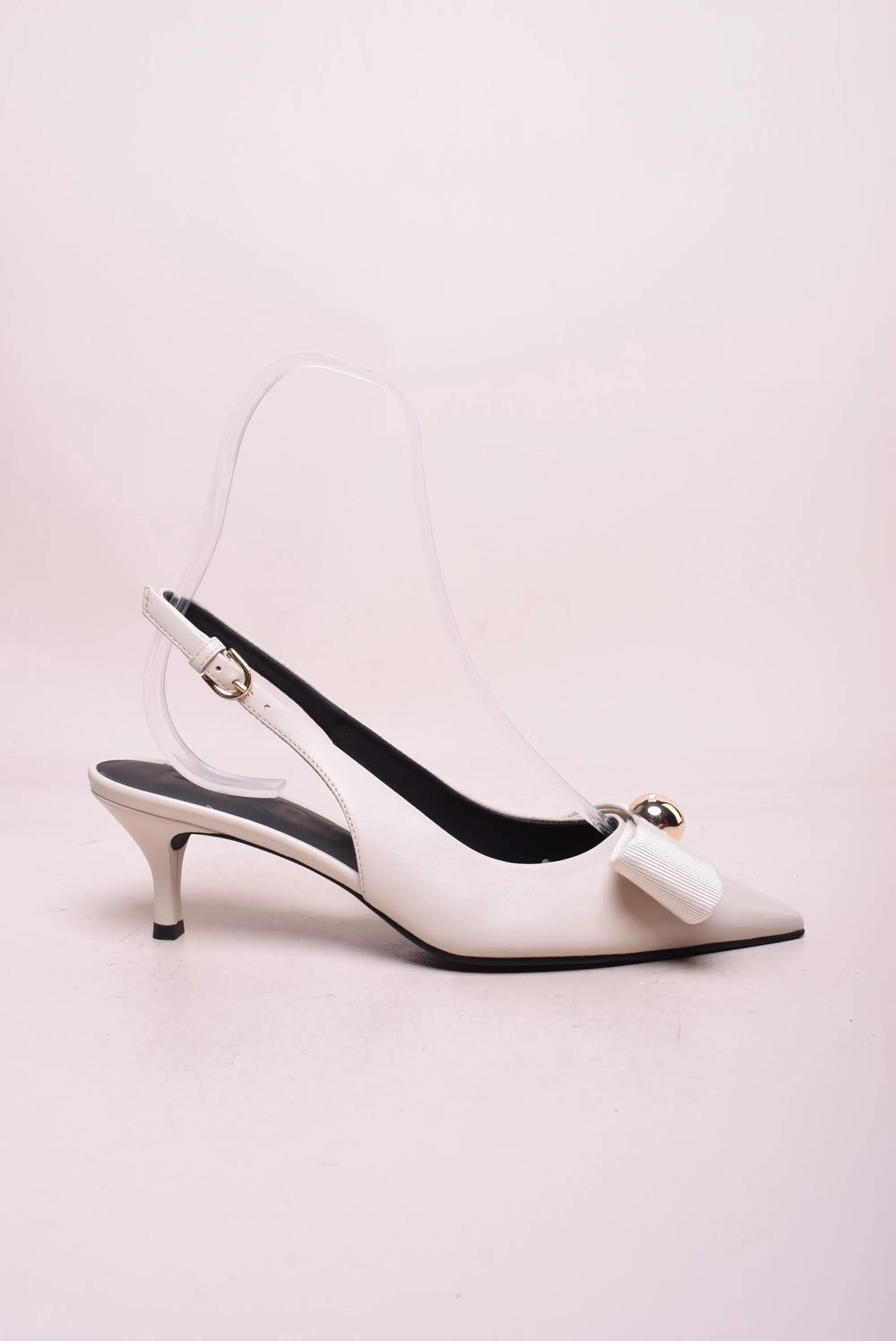 OUTLET - Pantofi dama stiletto decupati in spate