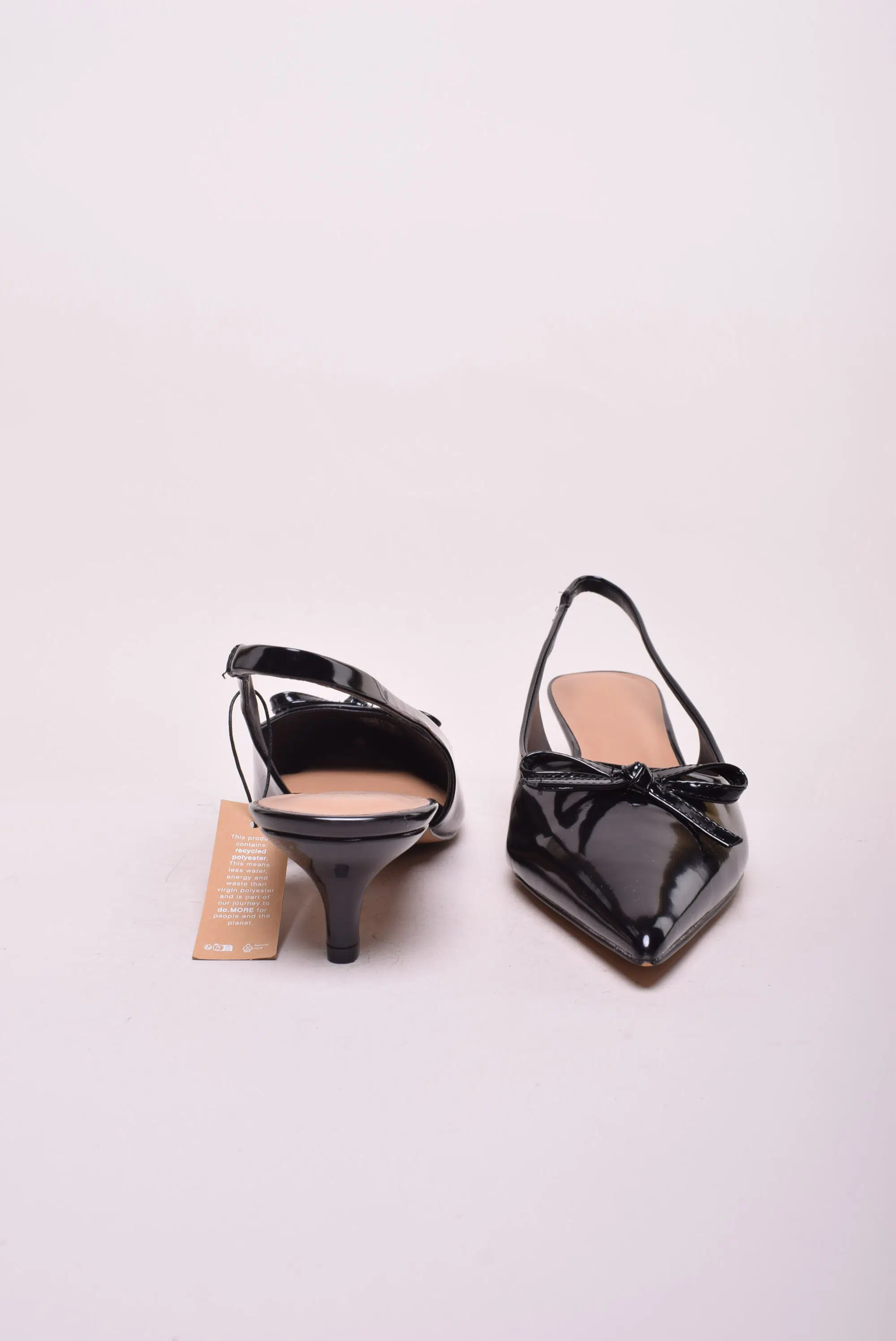 Pantofi dama stiletto decupati in spate, lacuiti [2]