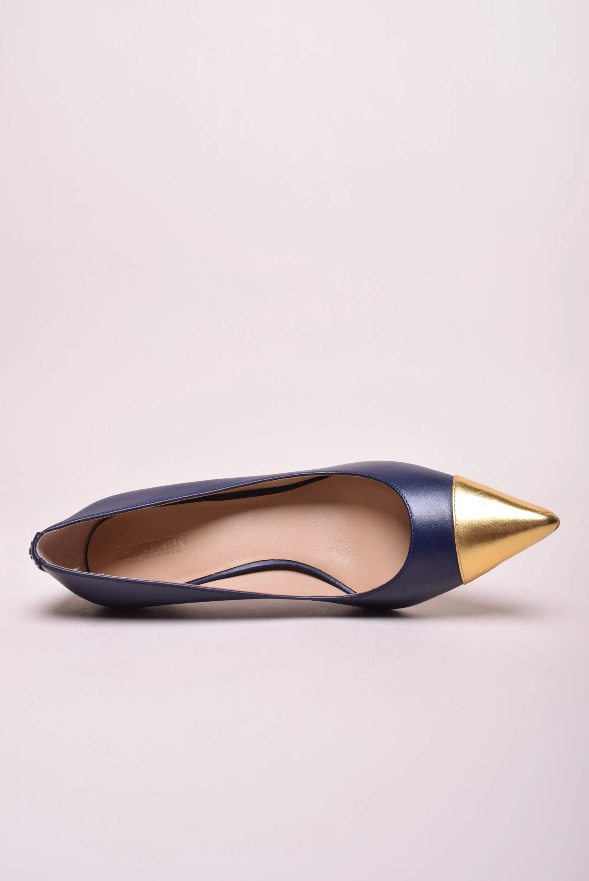 Pantofi dama stiletto LANETTE TWO-TONE NAPPA LEATHER PUMP [3]