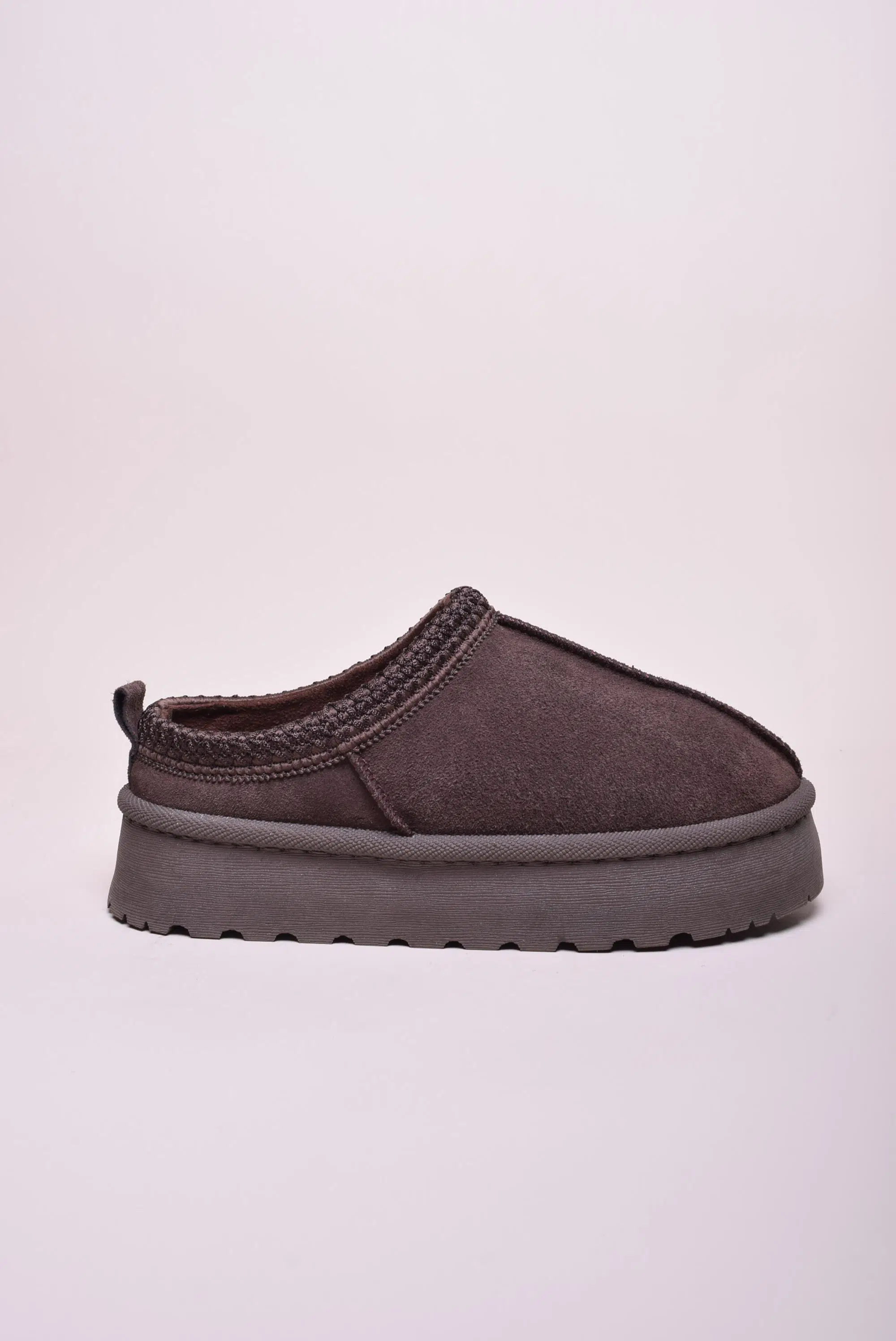 Produse încărcate recent - Papuci dama cu platforma, imblaniti