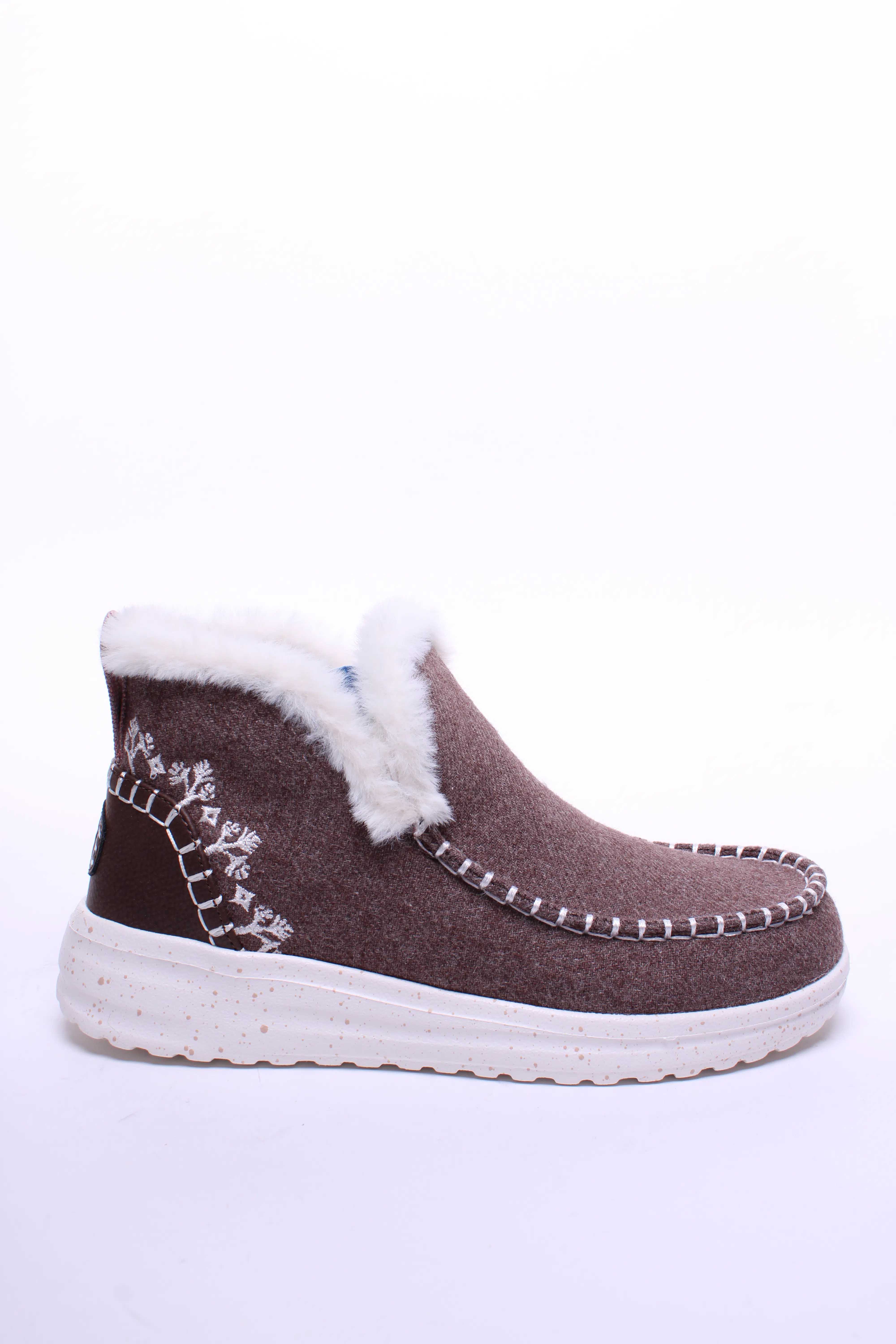 Încălțăminte damă - Papuci de casa dama Denny Faux Shearling