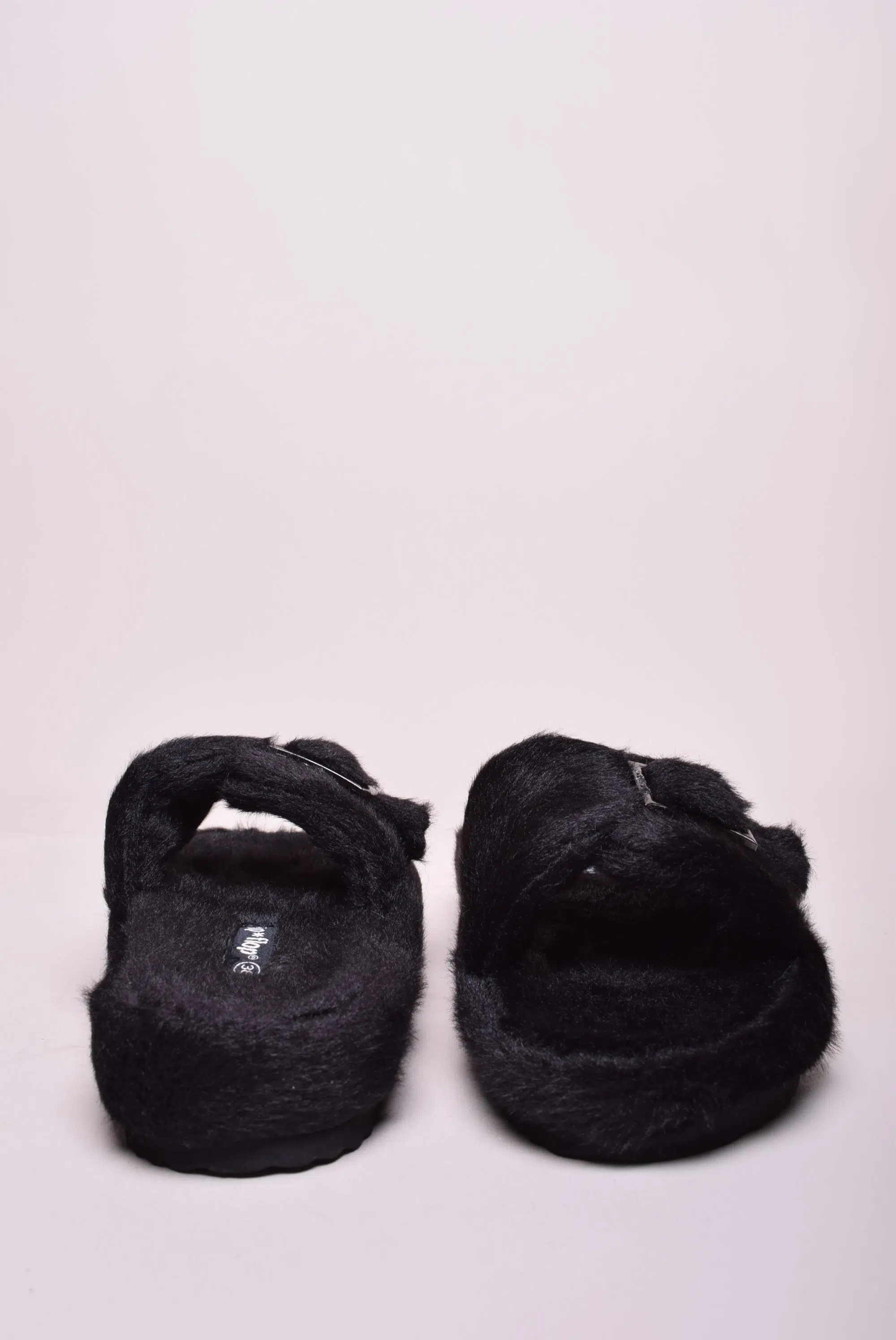 Papuci de casa dama Fur Buckle [2]