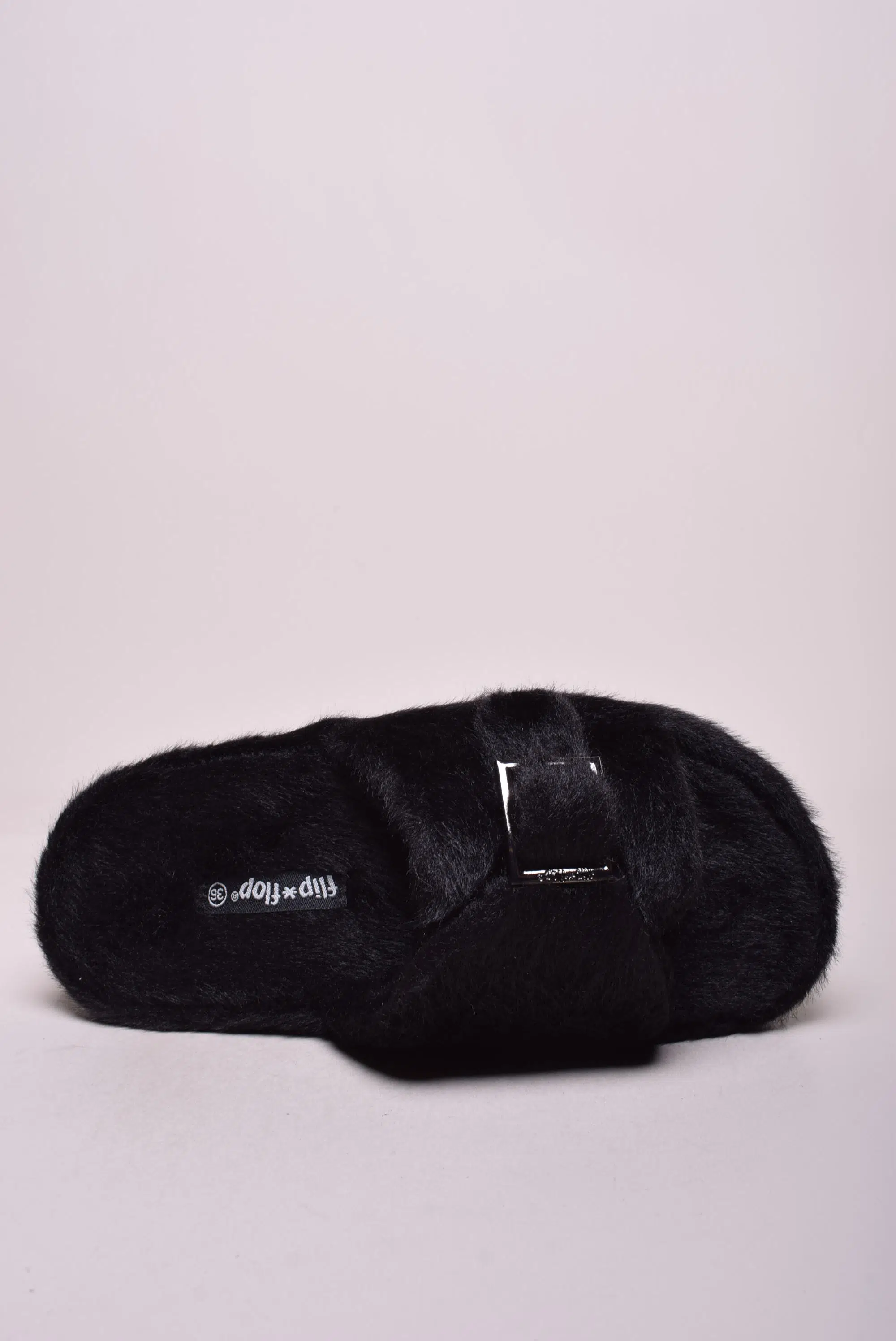 Papuci de casa dama Fur Buckle [3]