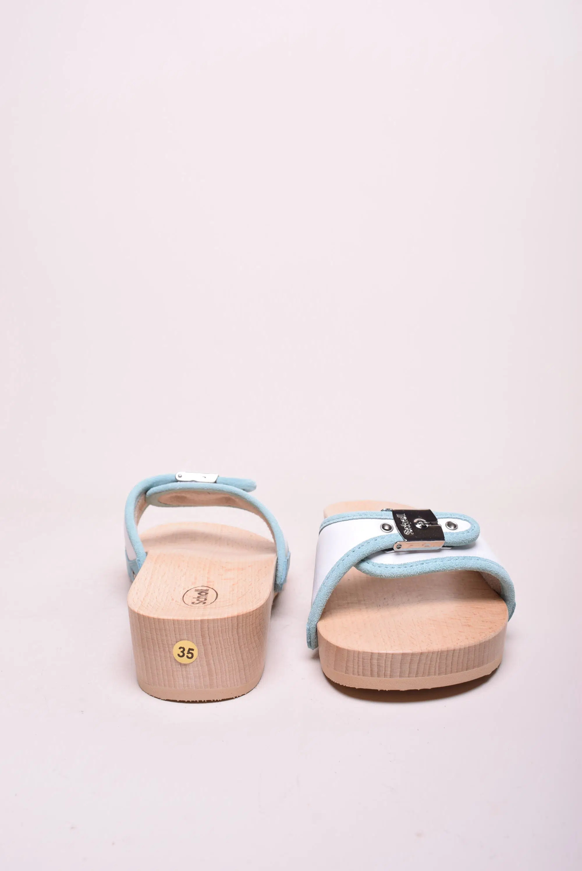 Saboti dama cu talpa de lemn [2]