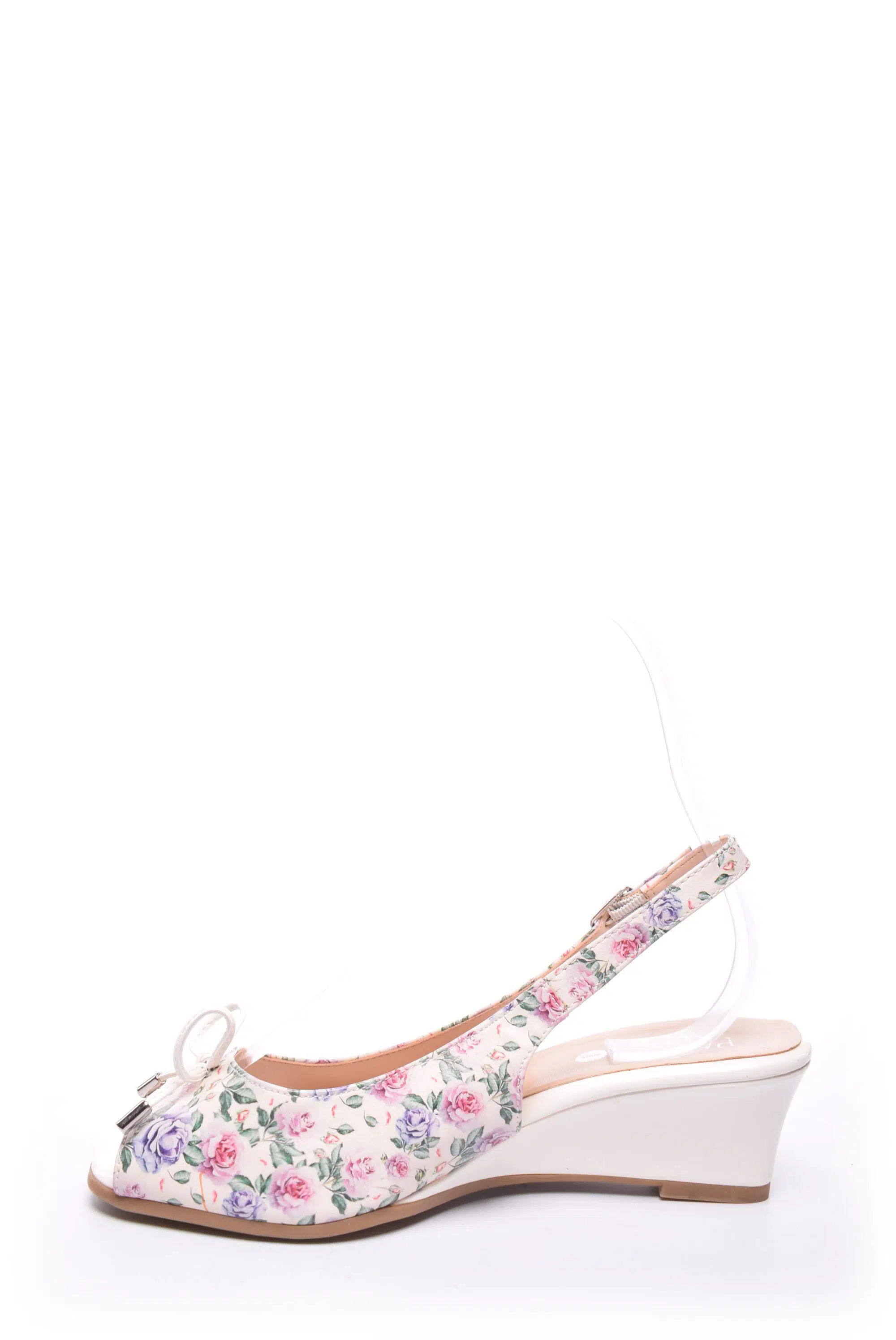 Sandale dama cu platforma cu floricele [3]