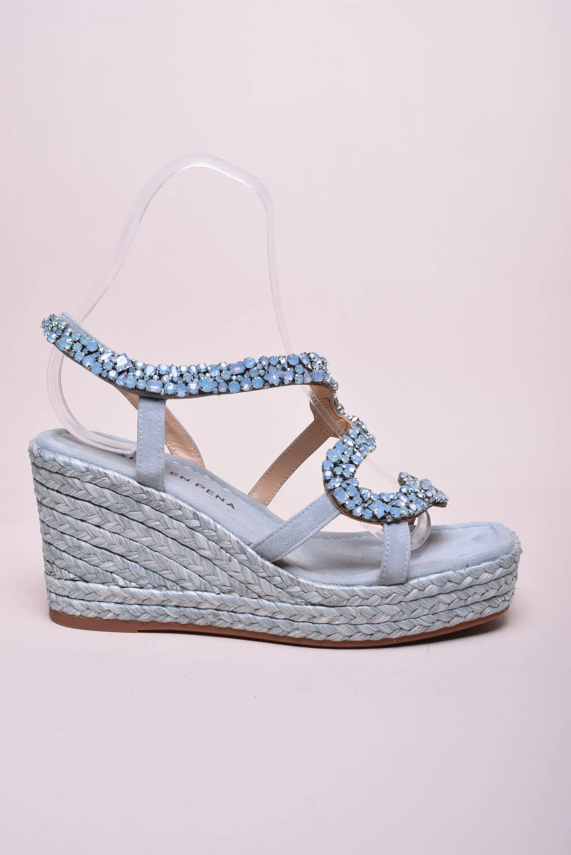 Sandale damă - Sandale dama cu platforma cu pietricele