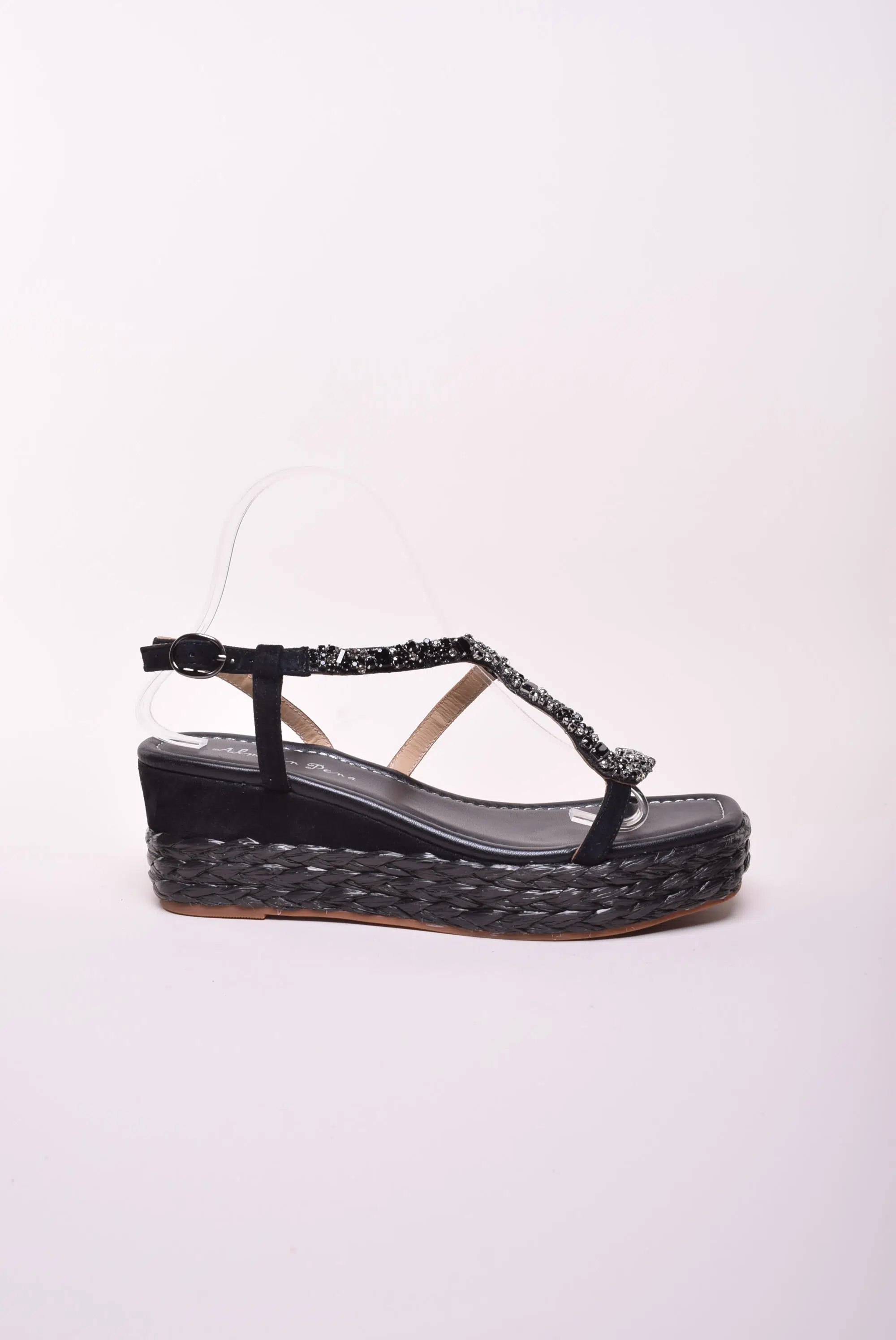 Sandale dama cu platforma cu pietricele in forma de sarpe [0]