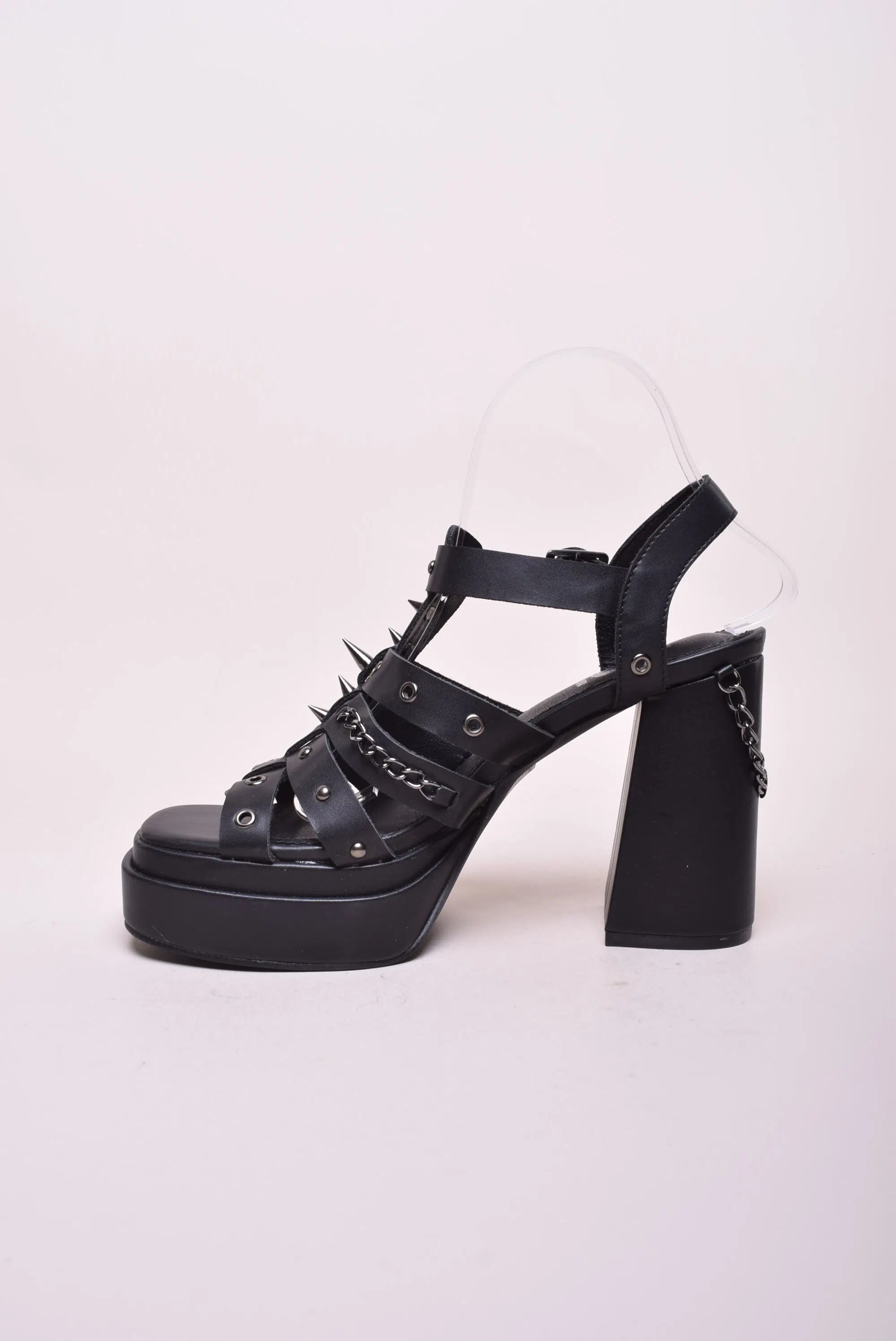 Sandale dama cu platforma cu tinte [3]