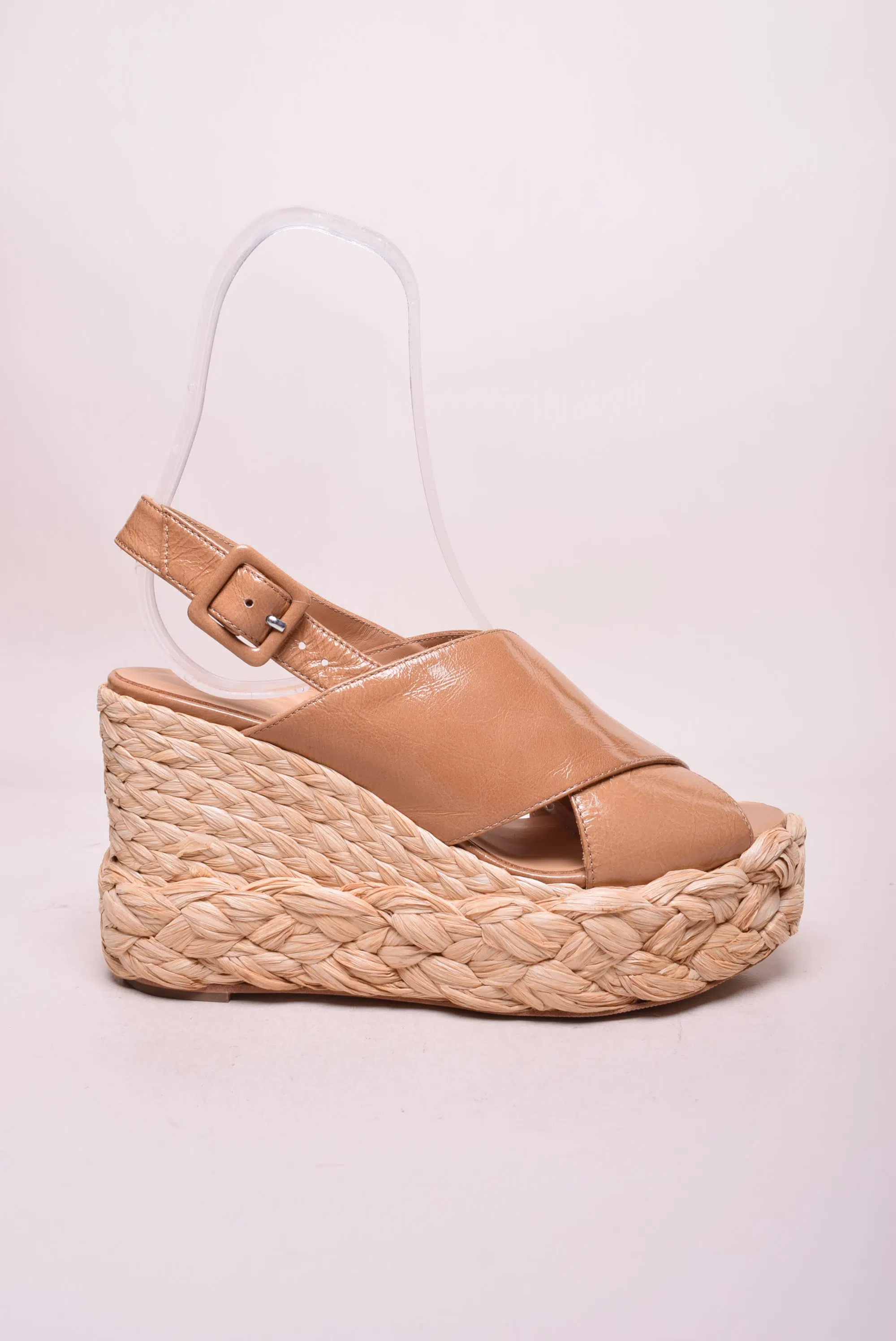 Sandale dama cu platforma lacuite