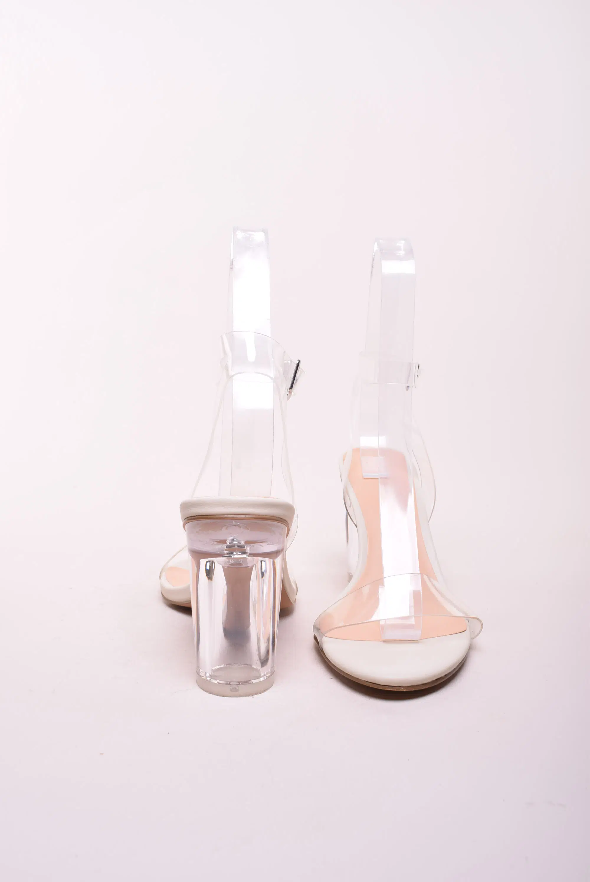 Sandale dama cu toc transparent [2]