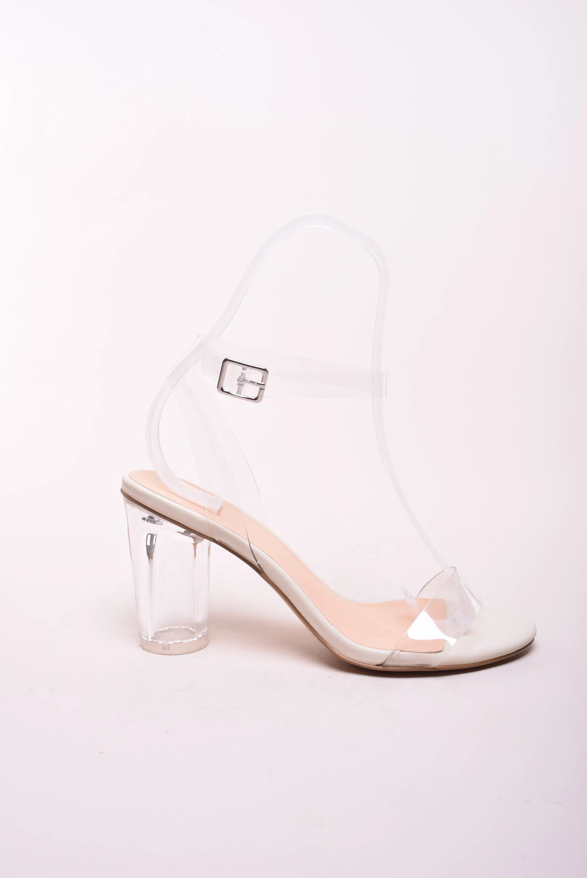 Sandale dama cu toc transparent [0]