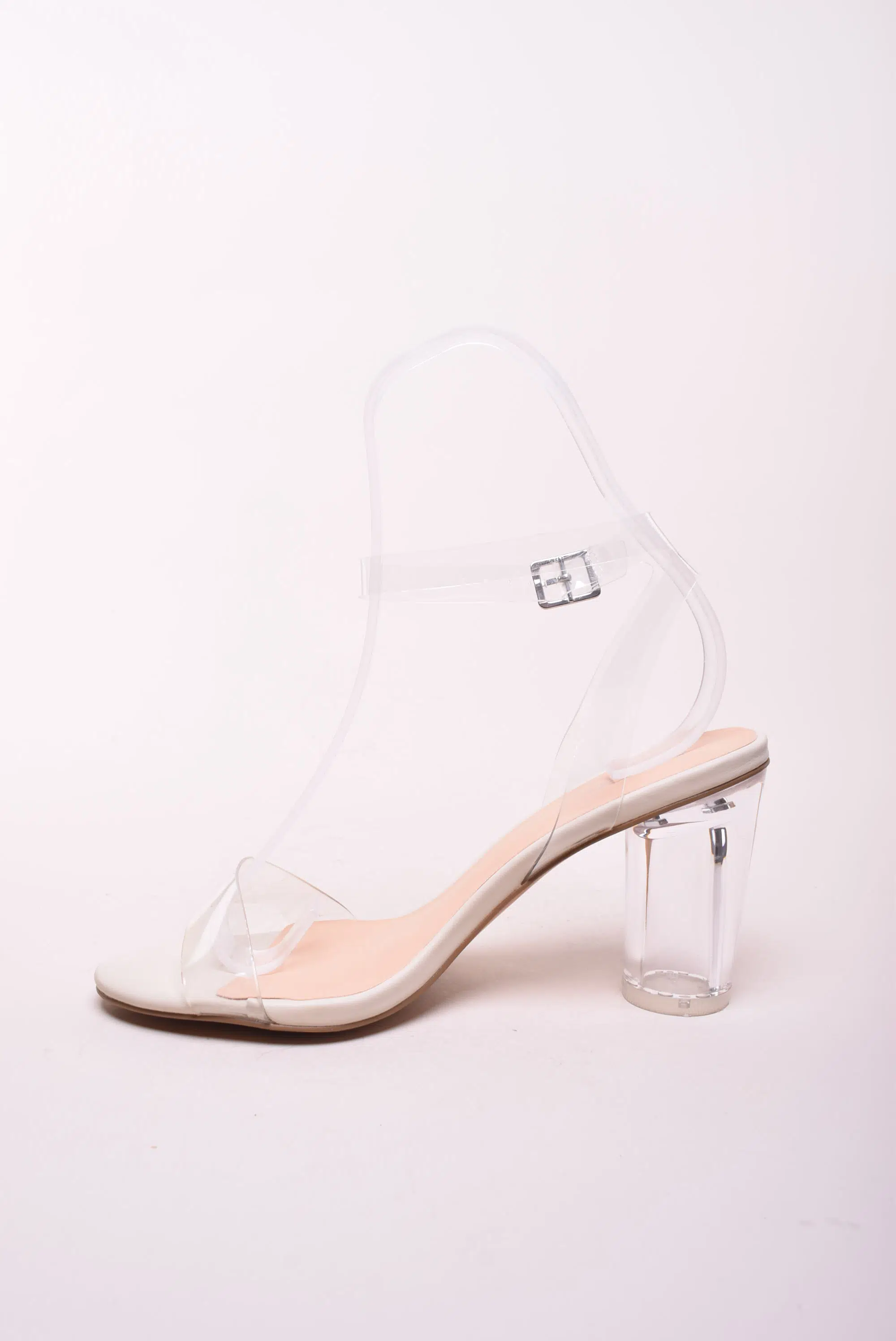 Sandale dama cu toc transparent [3]