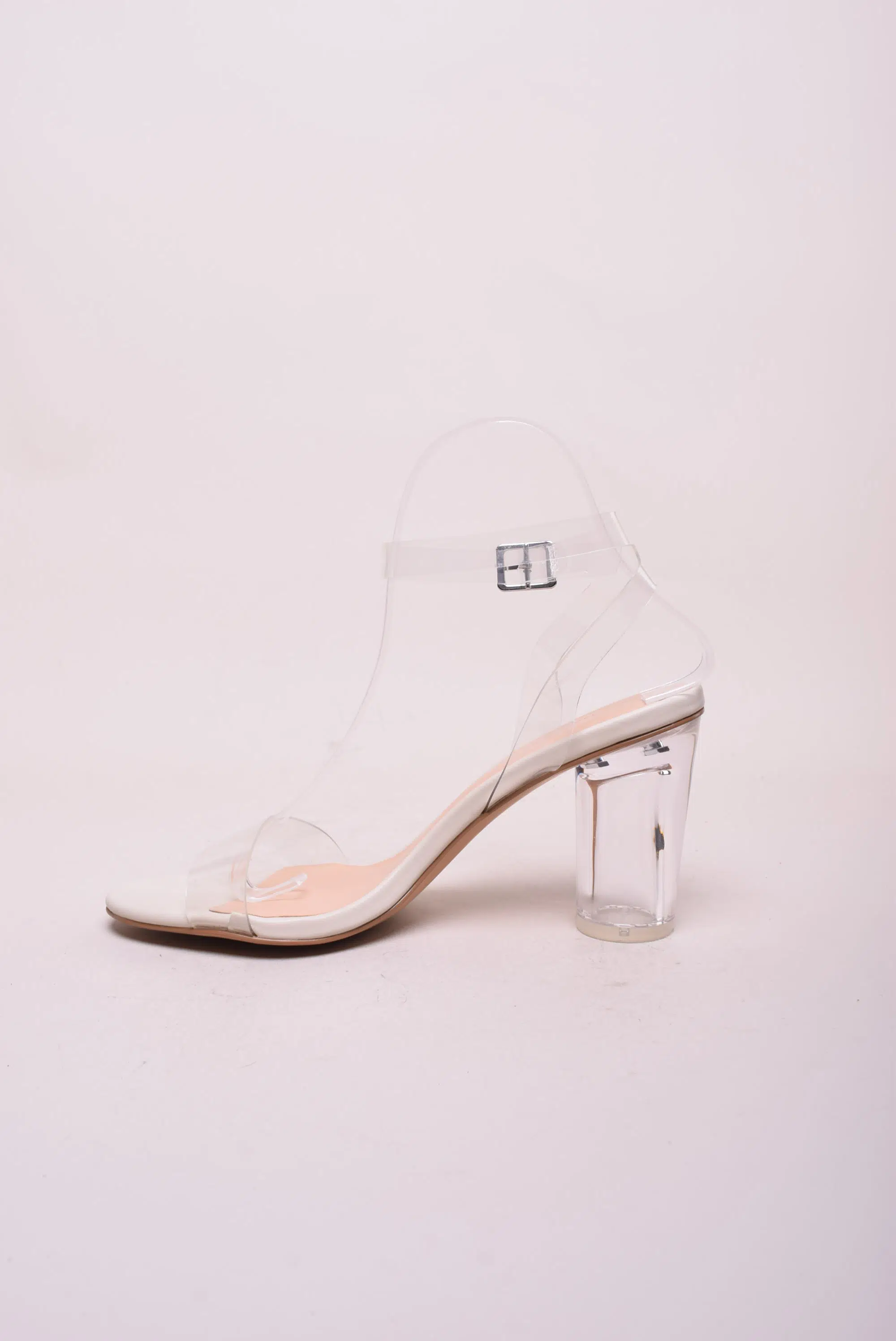 Sandale dama cu toc transparent [3]