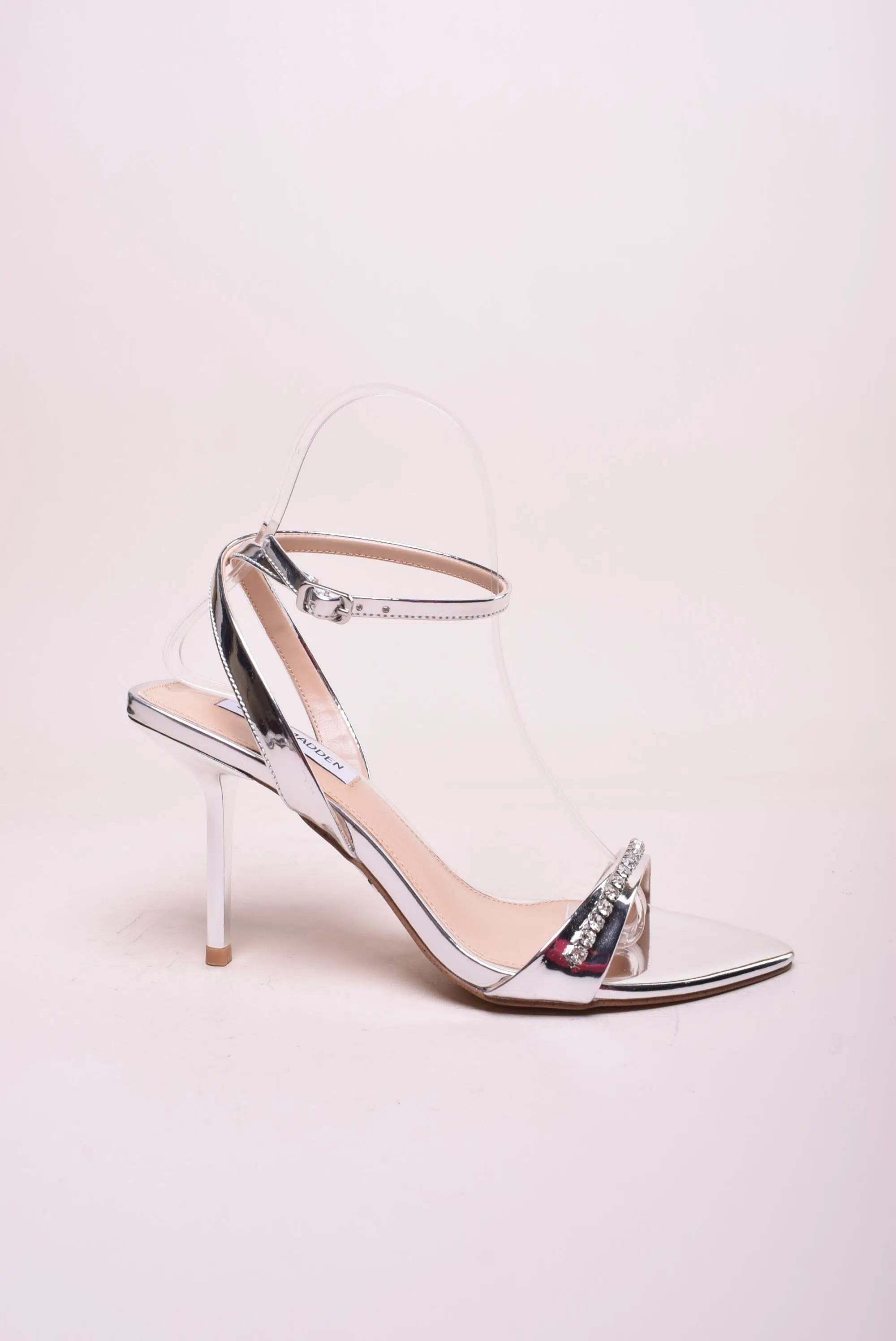 Sandale damă - Sandale dama stiletto, cu pietricele