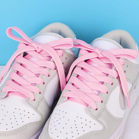 Șireturi pentru încălțăminte sport, Roz, Calitate premium, 110 cm x 0.8 cm [1]