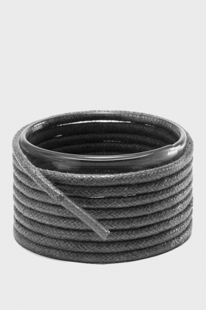 Toate produsele - Șireturi pentru pantofi clasici/casual, Gri, Cerate, Calitate premium, 110 cm x 0.3 cm