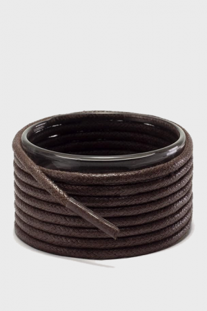 Toate produsele - Șireturi pentru pantofi clasici/casual, Maro închis, Cerate, Calitate premium, 110 cm x 0.3 cm