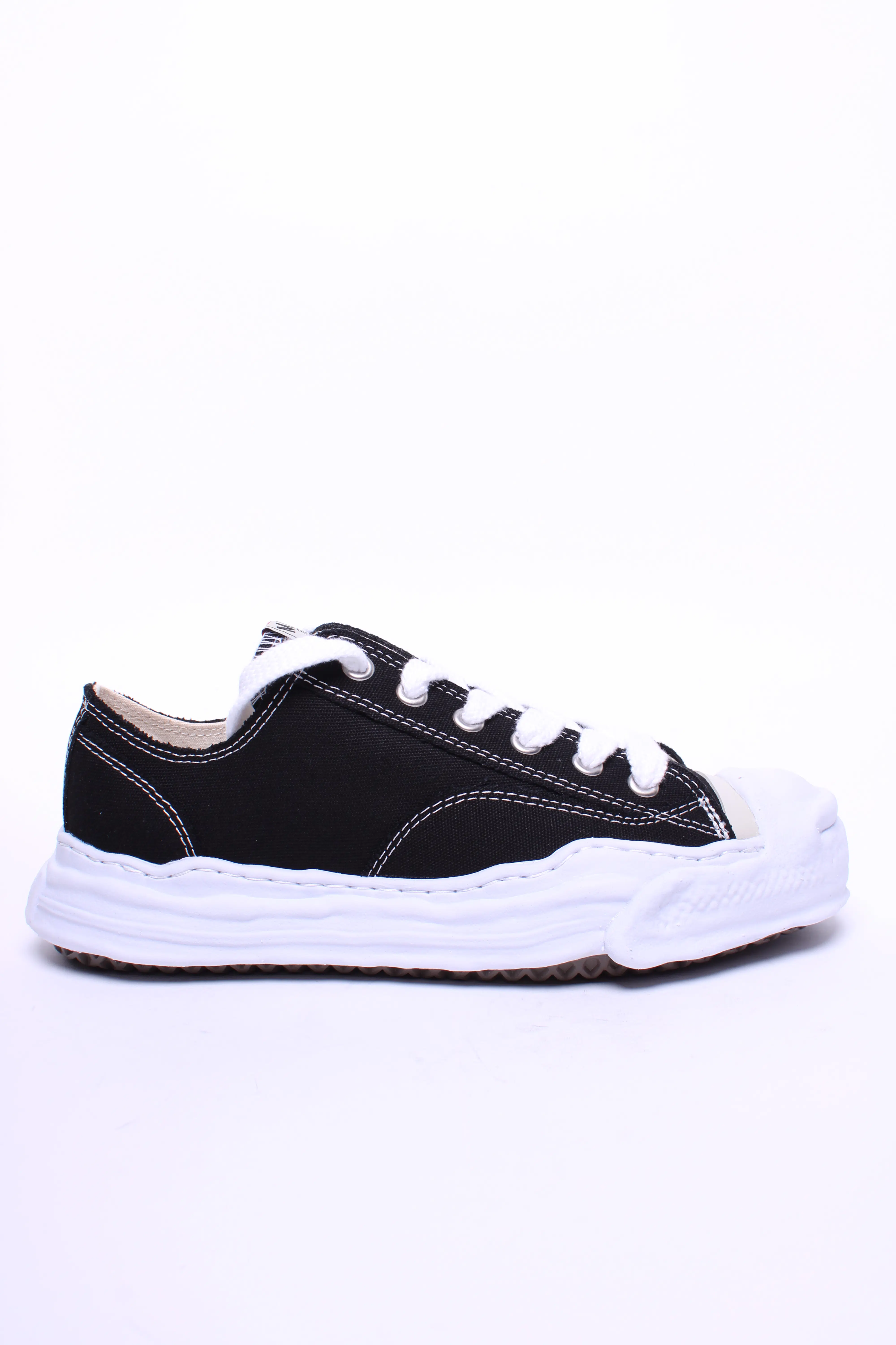 Pantofi sport și teniși bărbați - Sneakers barbati OG Sole Canvas Low "Hank Black"