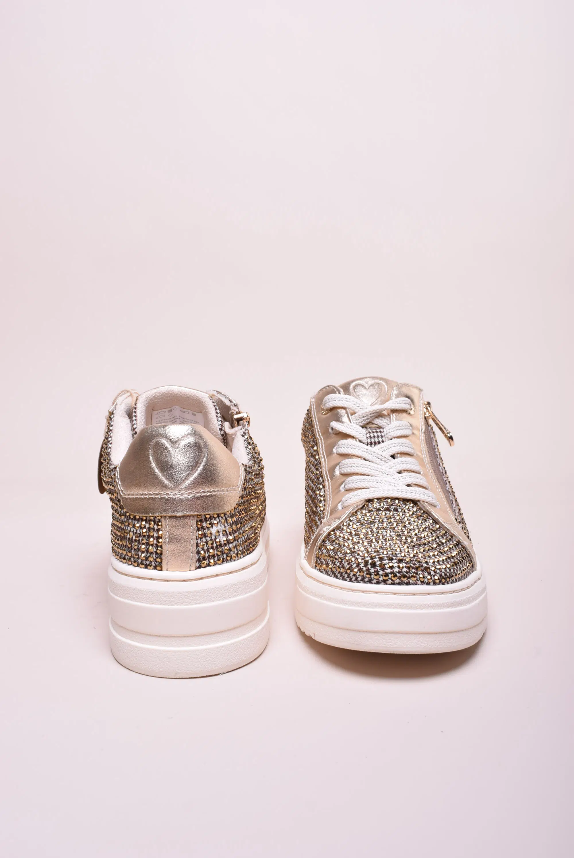 Sneakers dama cu platforma cu pietricele [2]