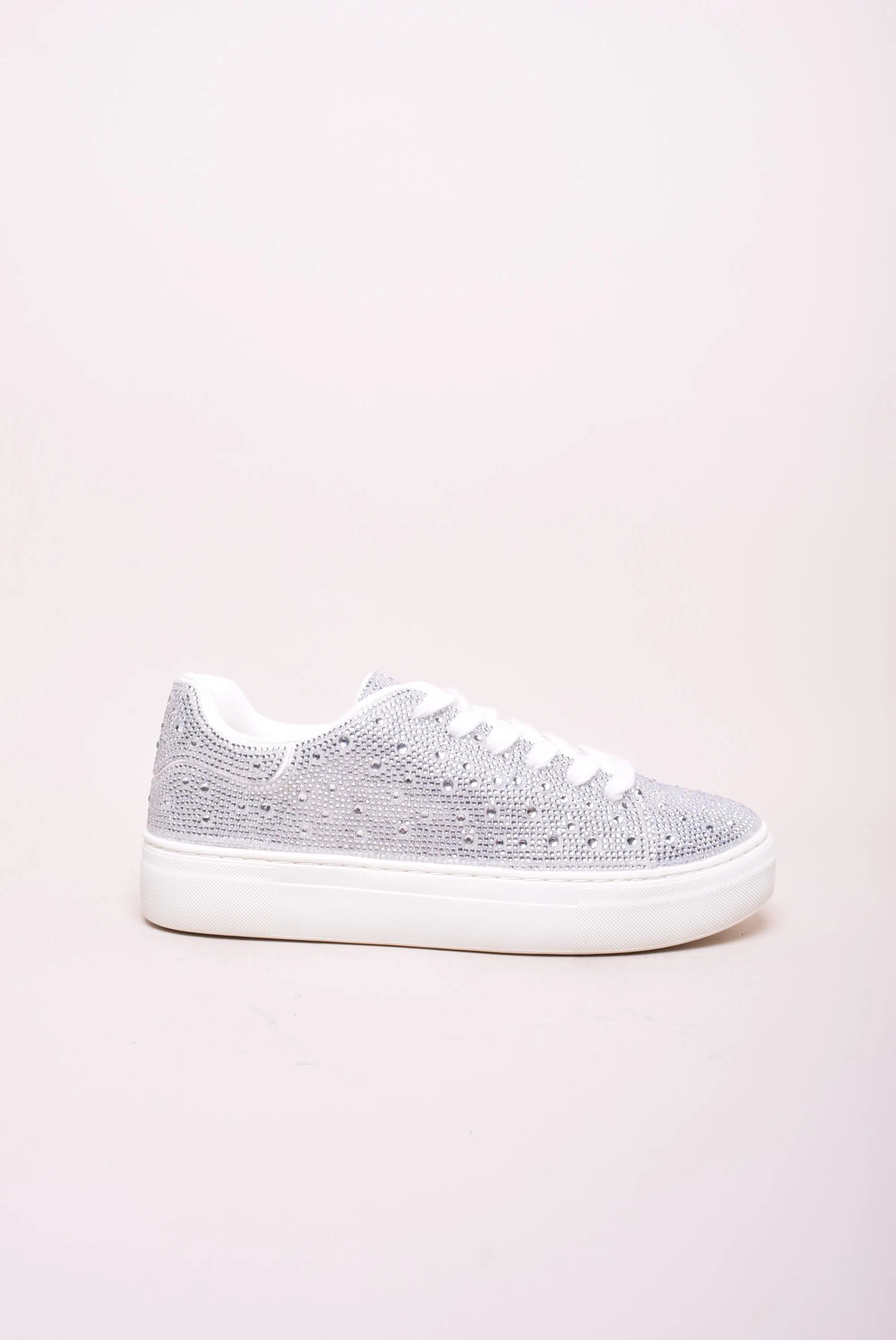 Pantofi sport și teniși damă - Sneakers dama cu platforma cu pietricele