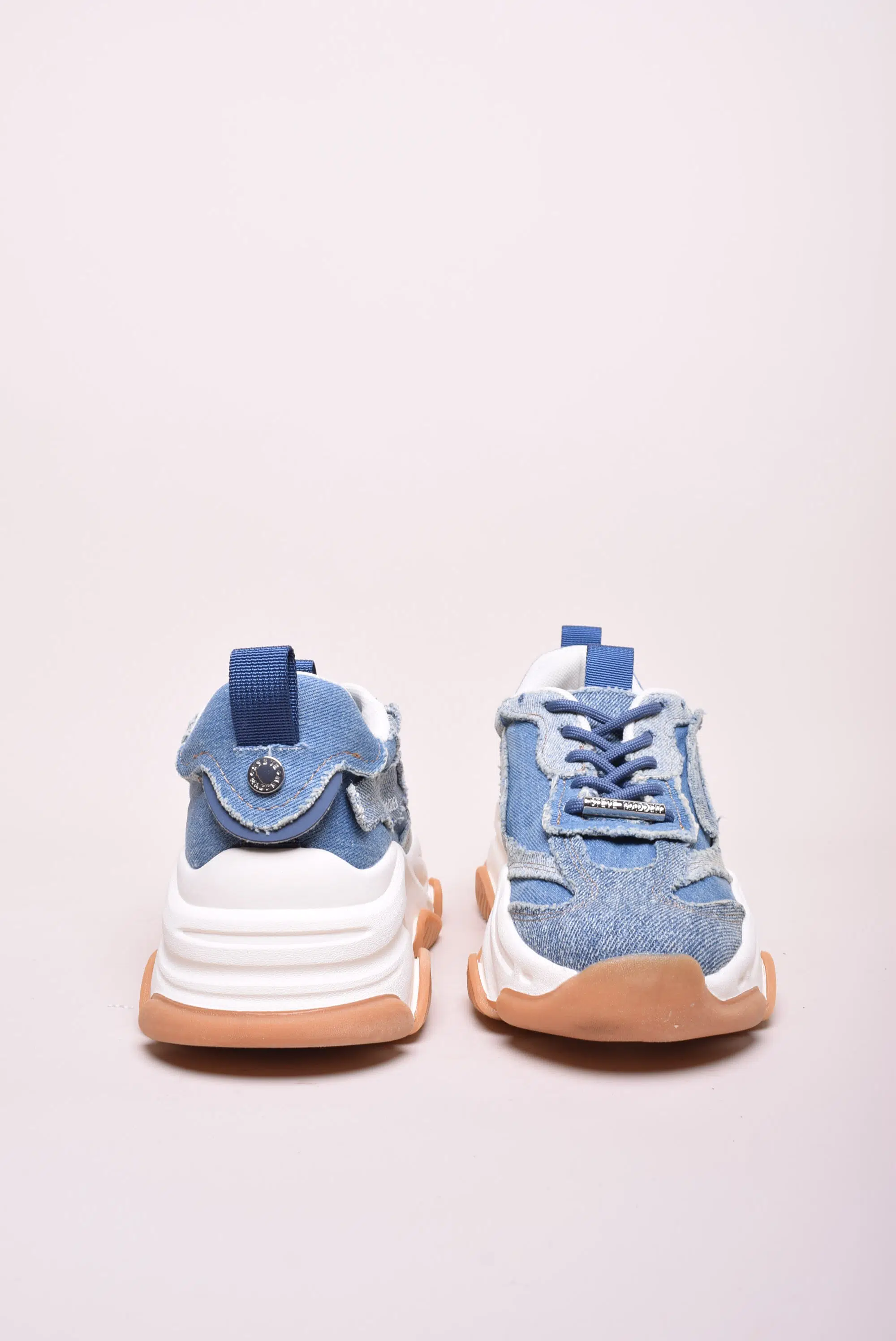 Sneakers dama cu platforma denim [2]