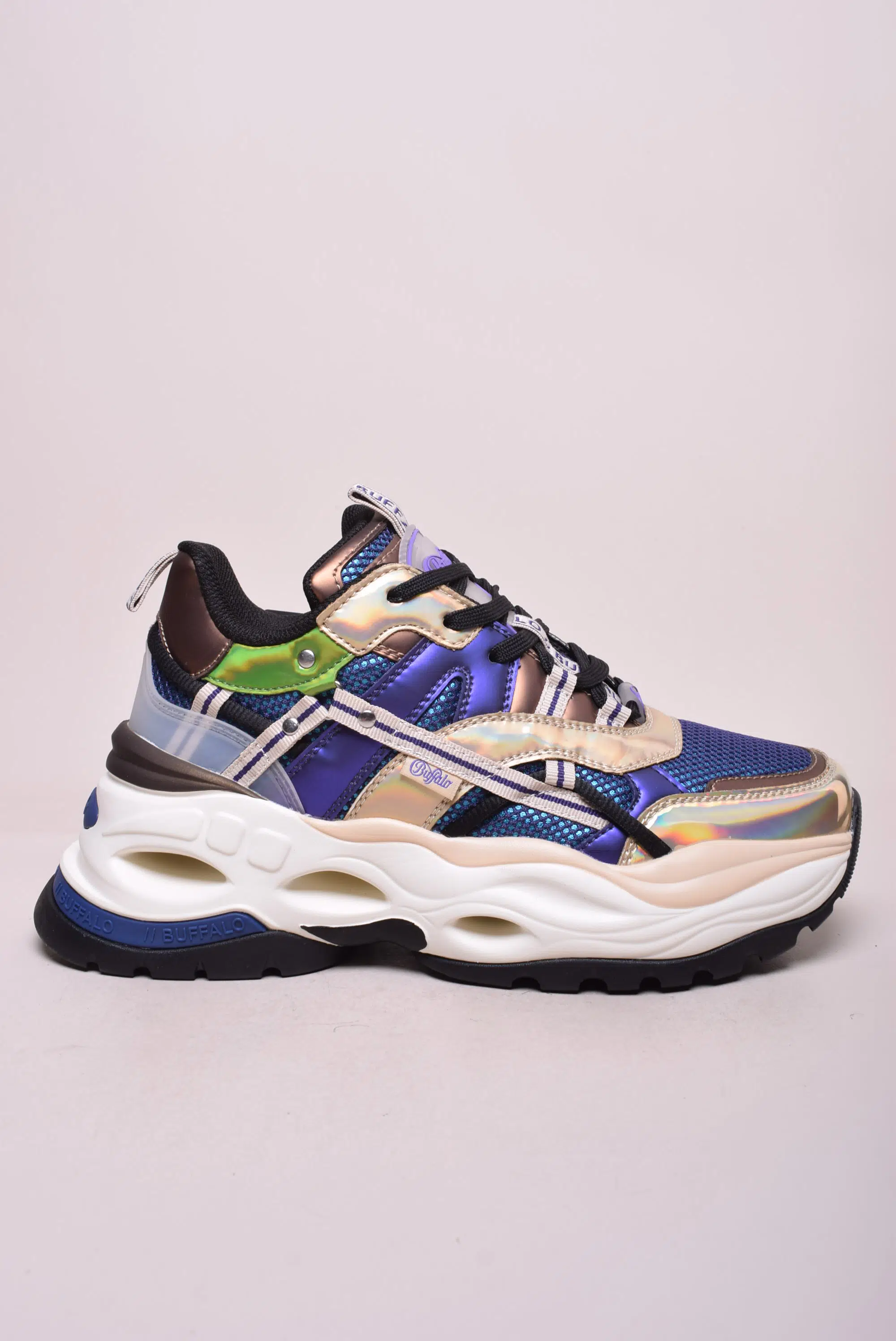 Pantofi sport și teniși damă - Sneakers dama cu platforma Triplet Hollow