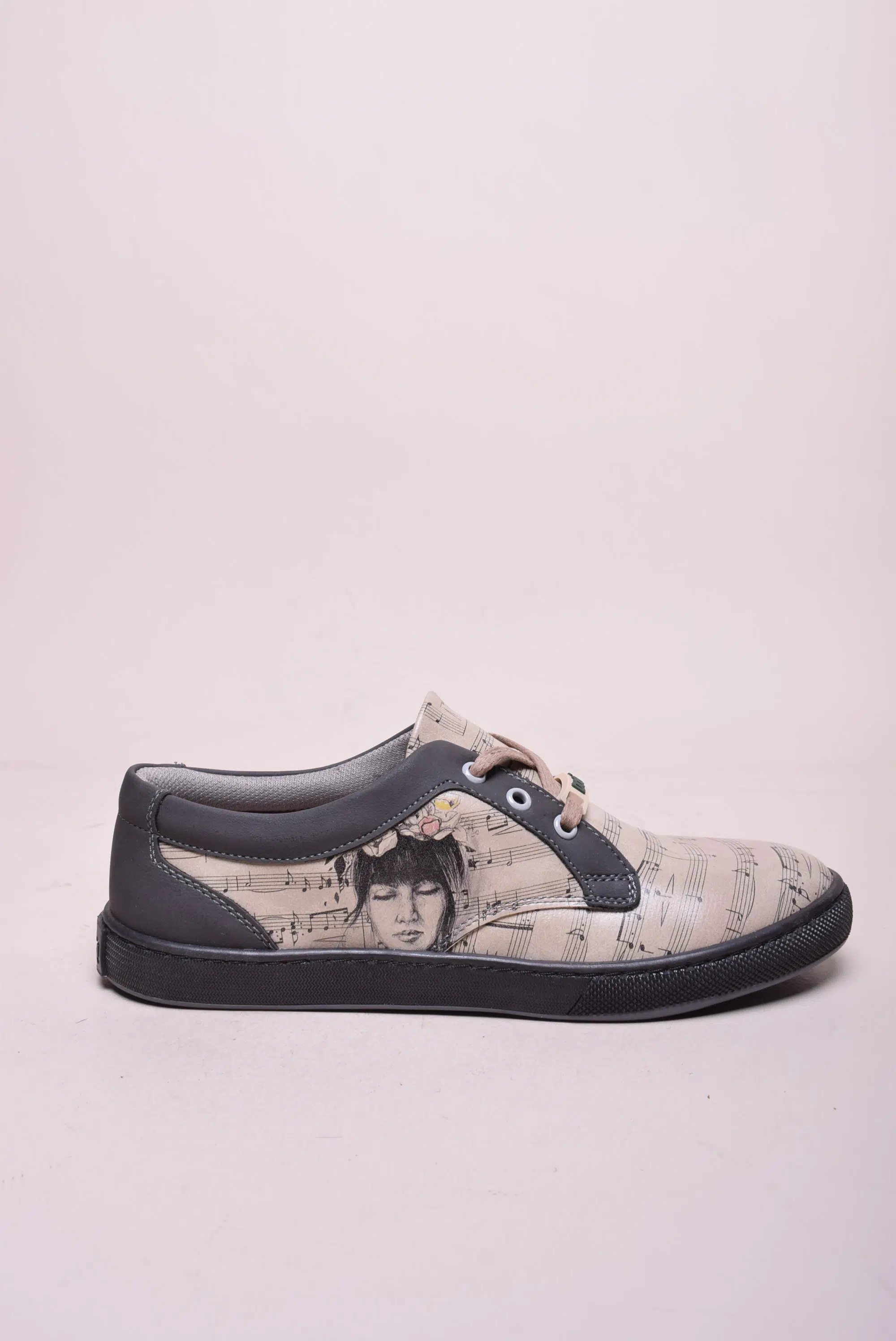 Încălțăminte damă - Tenisi dama cu note muzicale