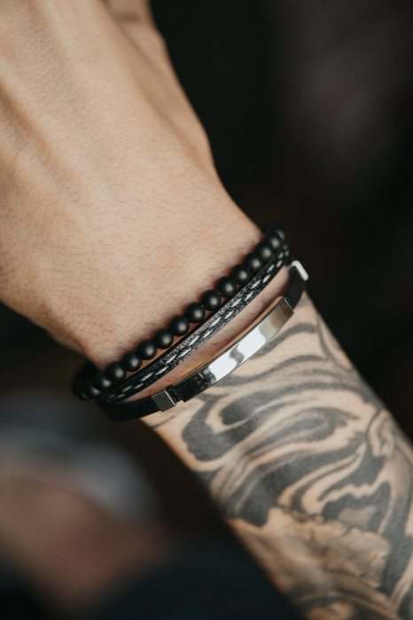 Bratara barbati din piele [3]