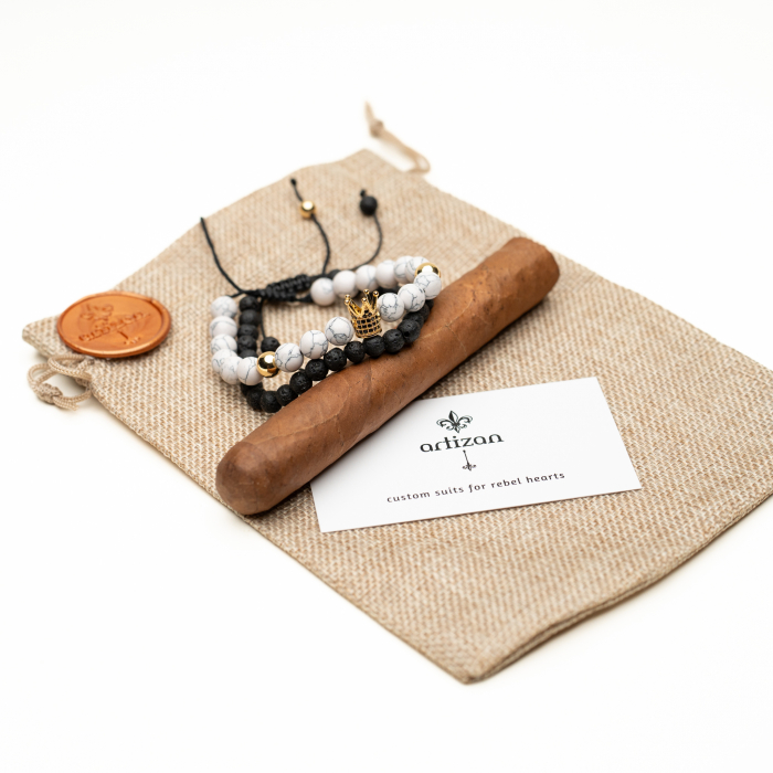 Set 2 bratari din pietre pentru barbati [2]