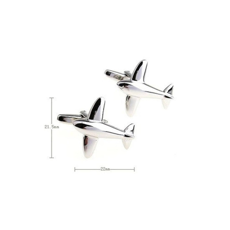 Butoni argintii avion [3]